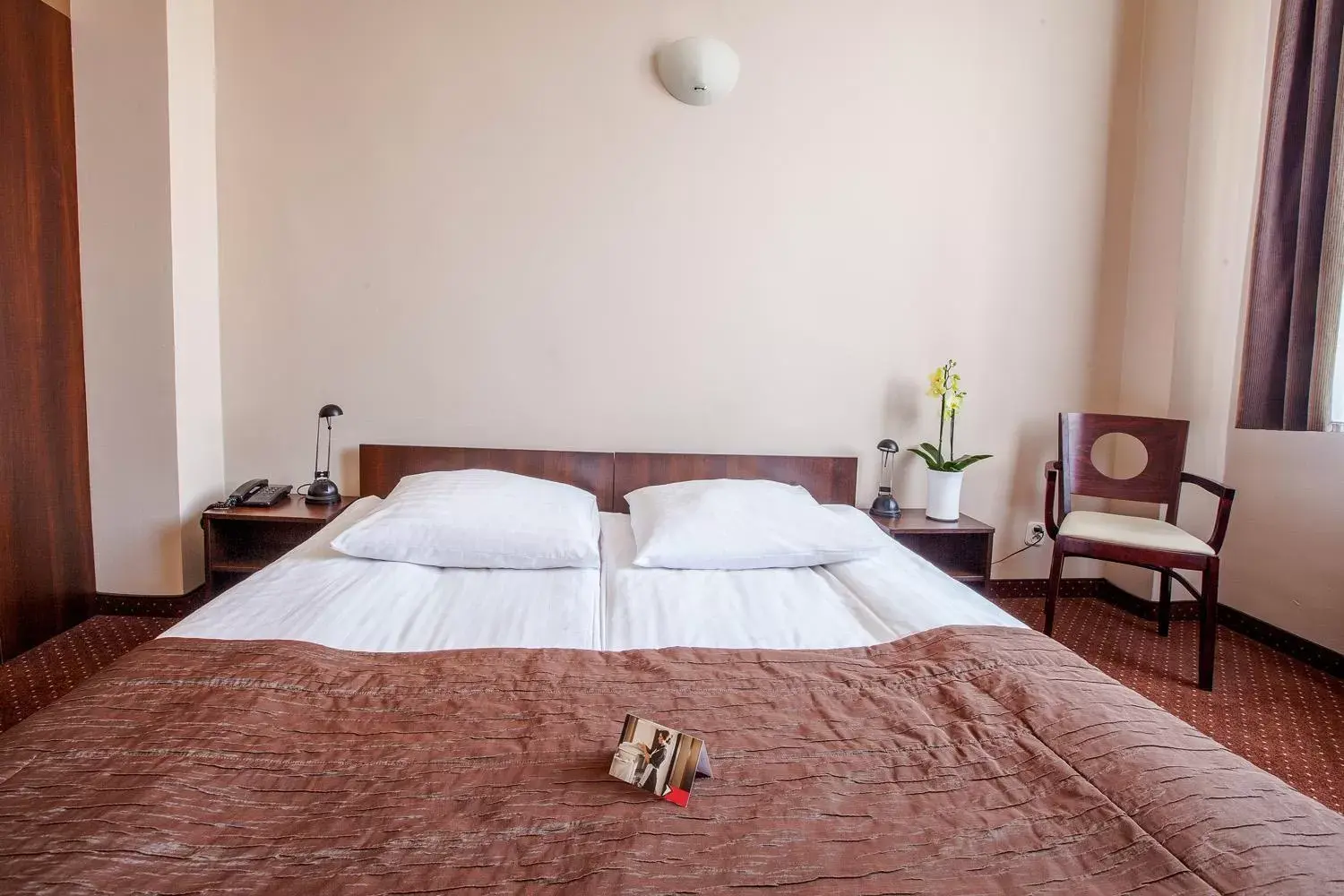 Bed in Hotel Diament Economy Gliwice