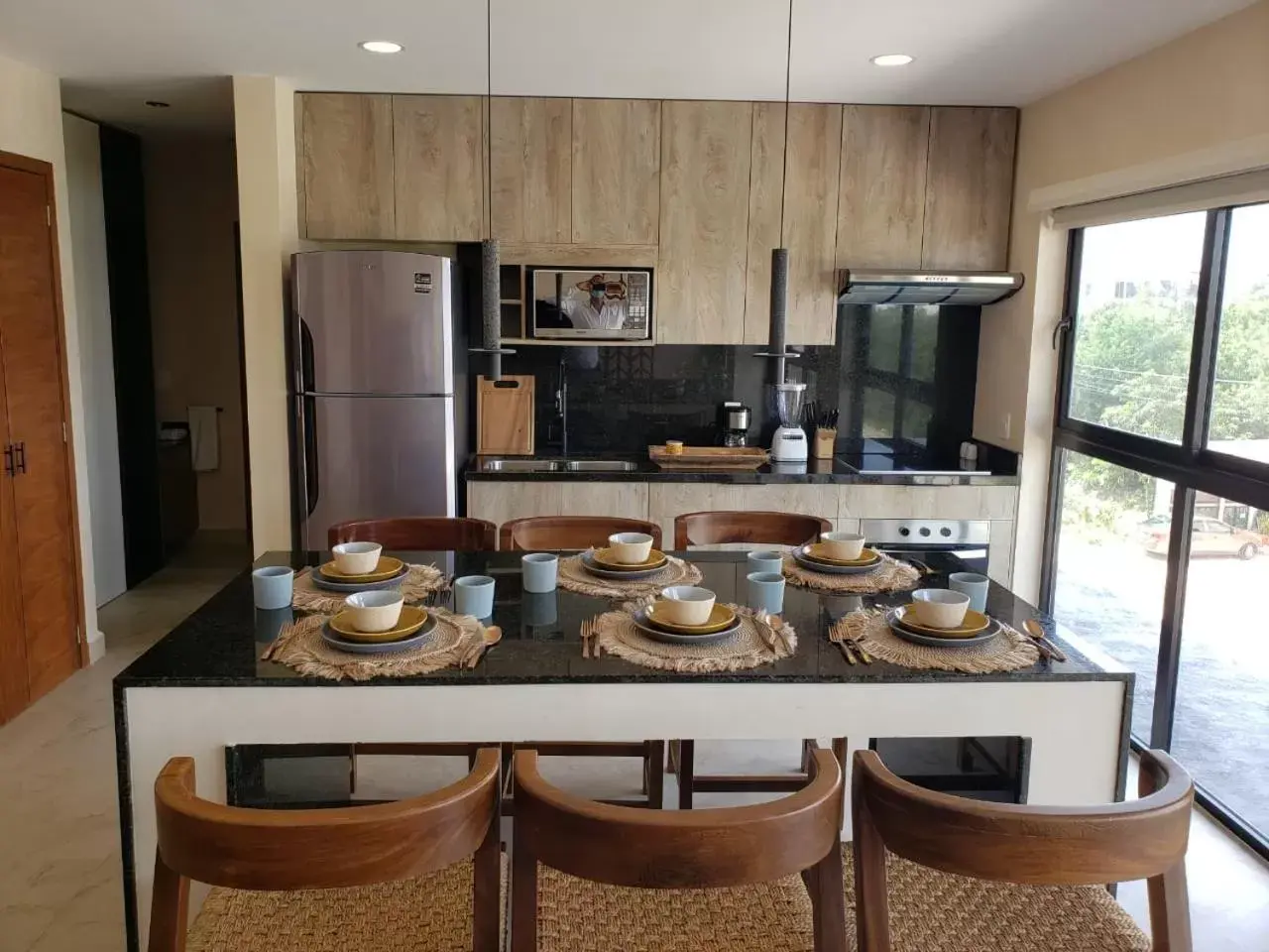 Kitchen or kitchenette, Dining Area in Cacao Tulum -Luxury Condos-