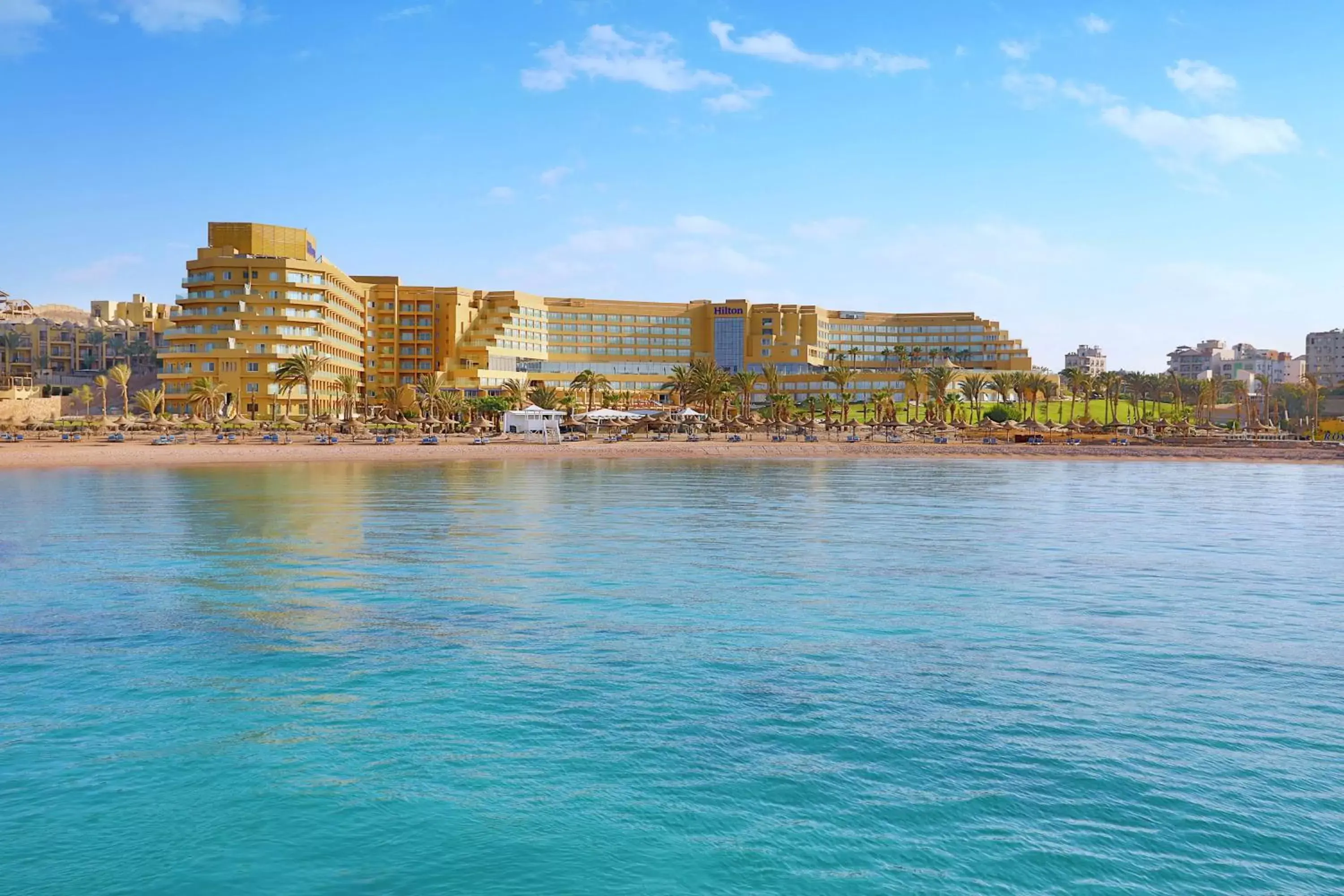 Property building in Hilton Hurghada Plaza Hotel