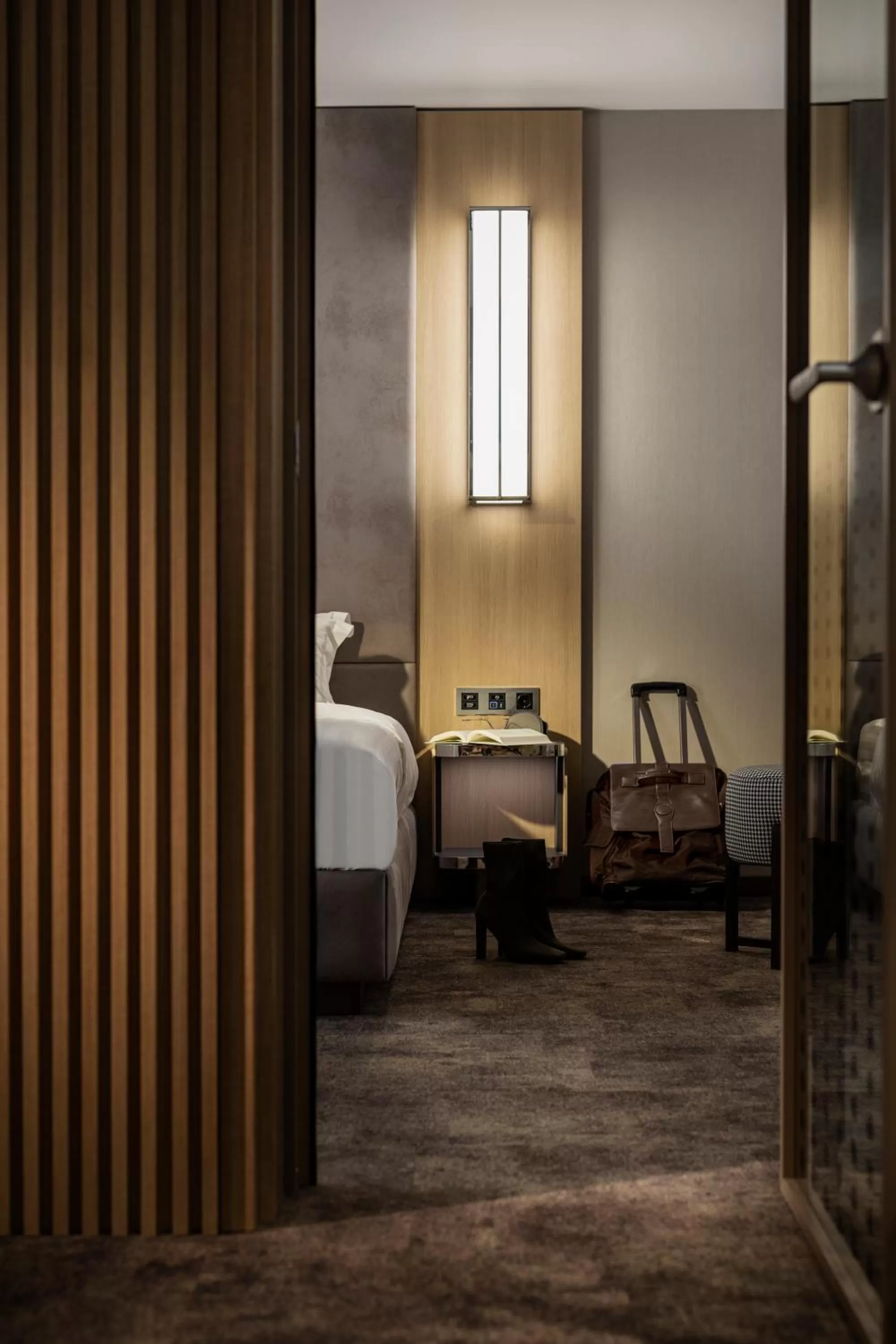 Living room, Bed in -- ESTE PARK HOTEL -- part of Urban Chic Luxury Design Hotels - Parking & Compliments - next to Shopping & Dining Mall Plovdiv