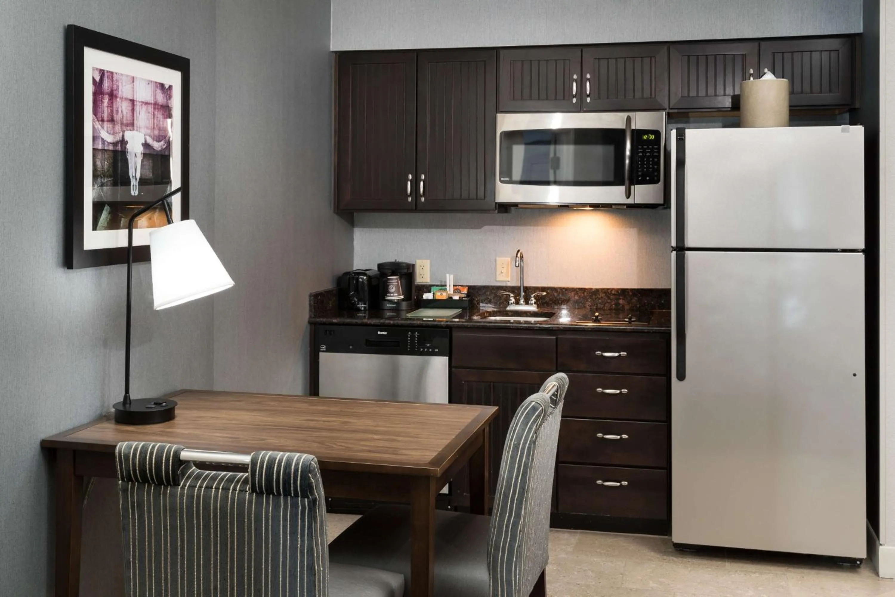 Kitchen or kitchenette in Homewood Suites by Hilton Austin NW near The Domain