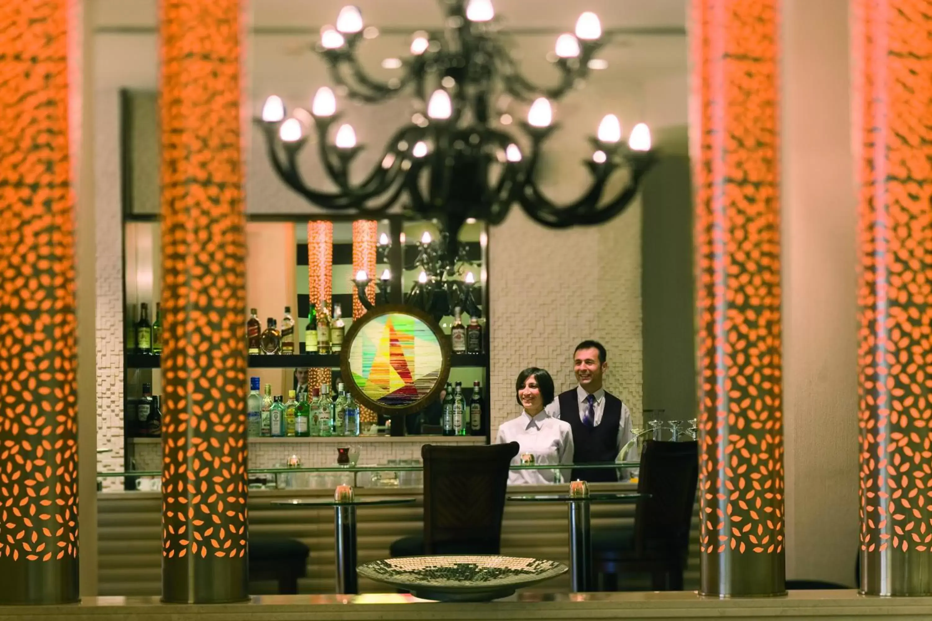 Lounge or bar, Lobby/Reception in Mövenpick Hotel Izmir