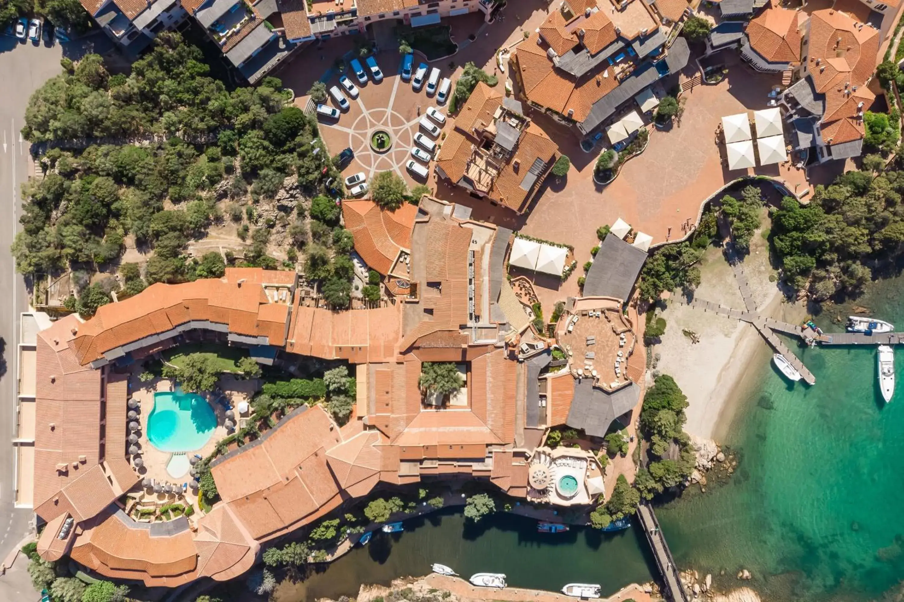 Property building, Bird's-eye View in Cervo Hotel, Costa Smeralda Resort