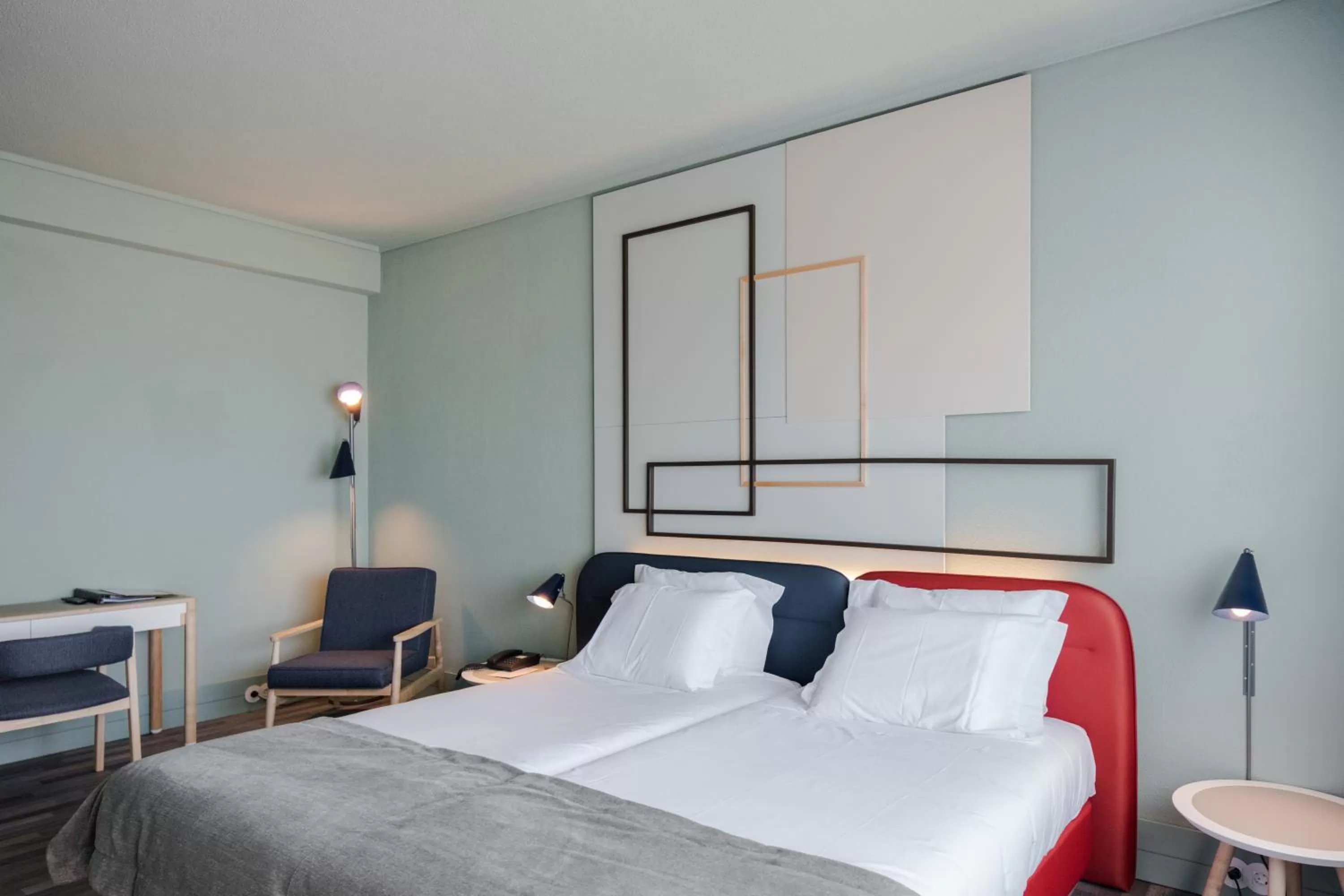 Bedroom, Bed in Axis Ofir Beach Resort Hotel