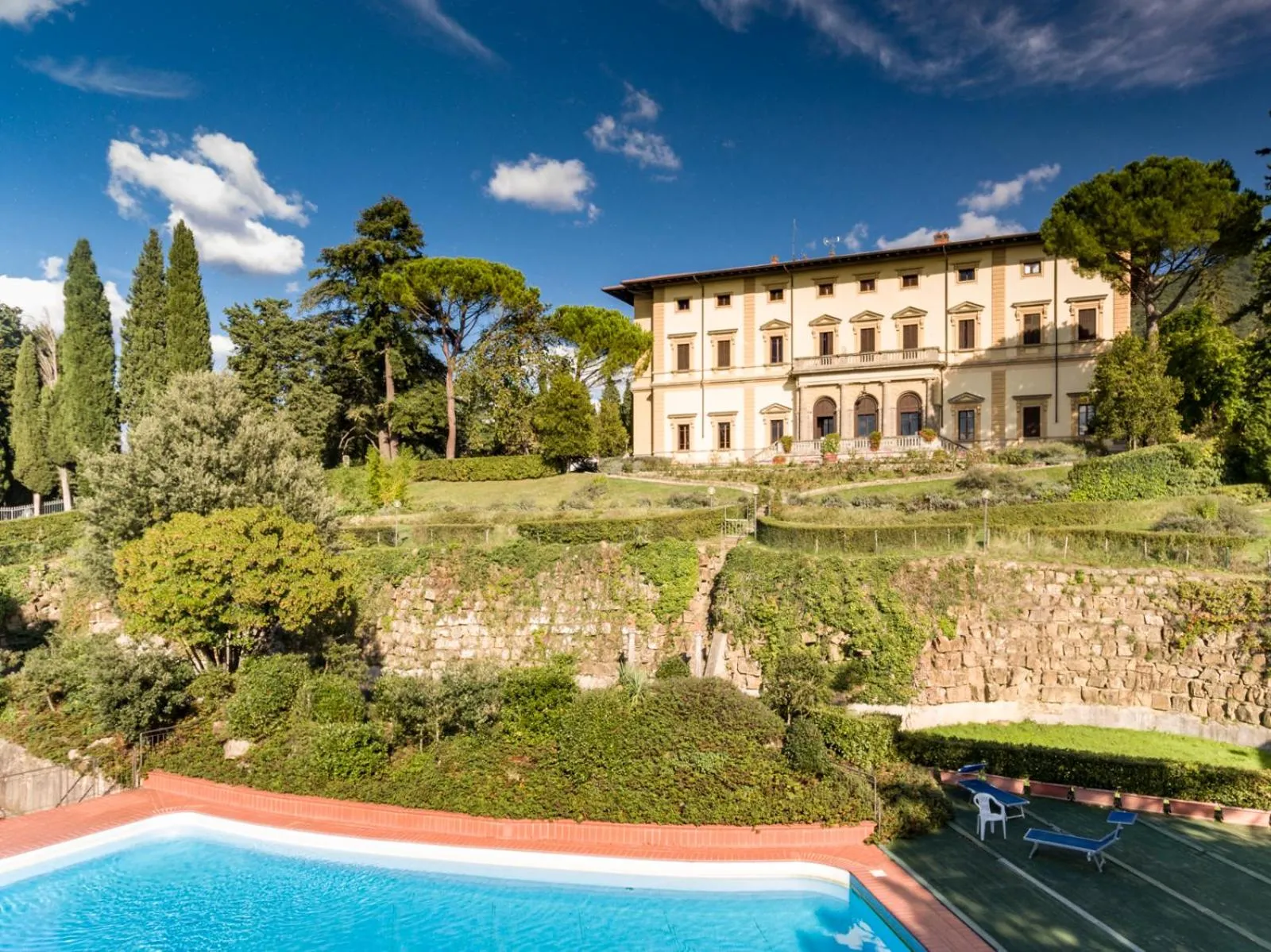 Pool view in Villa Pitiana