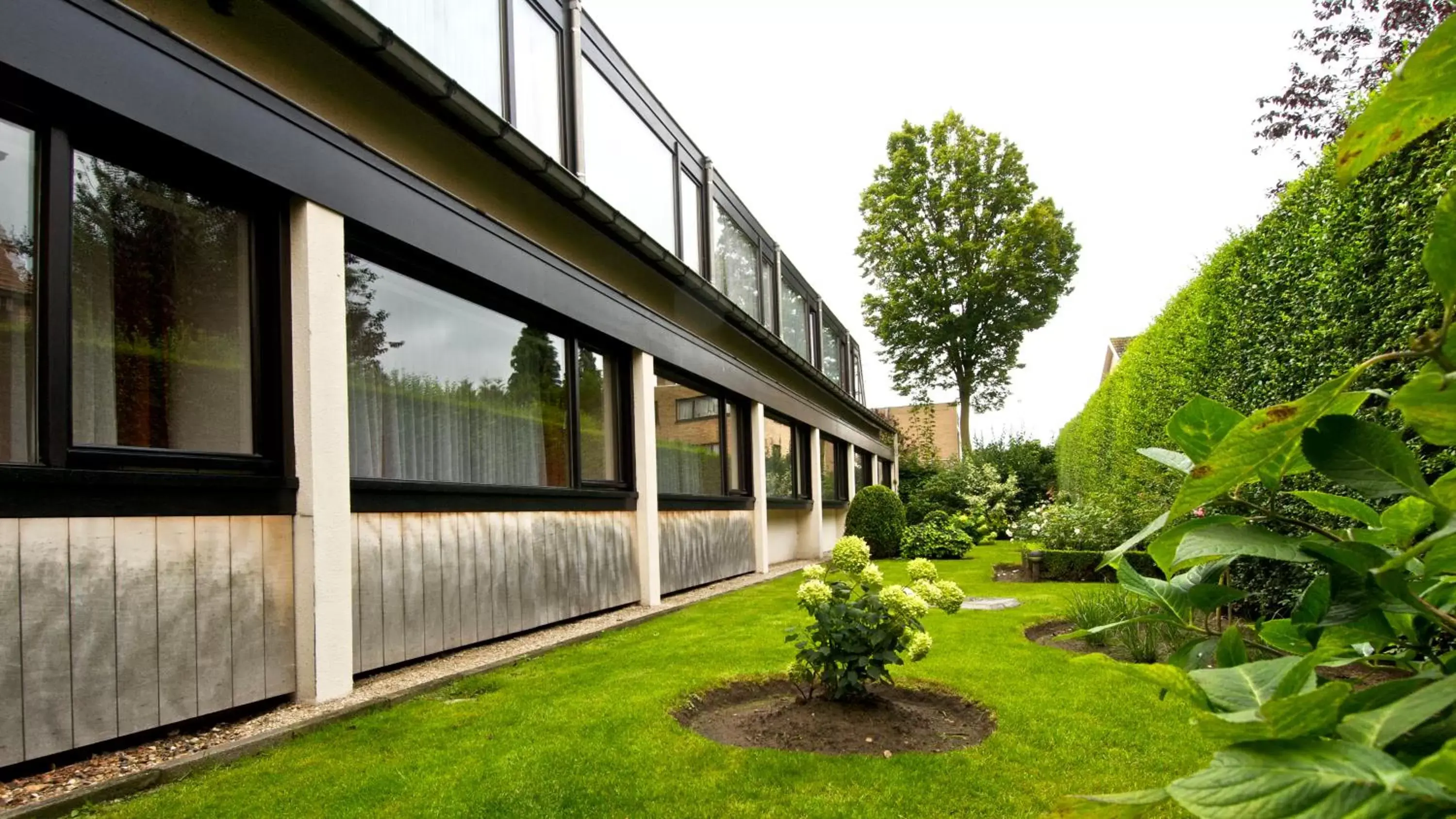 Garden, Property Building in Hotel Olympia in Bruges