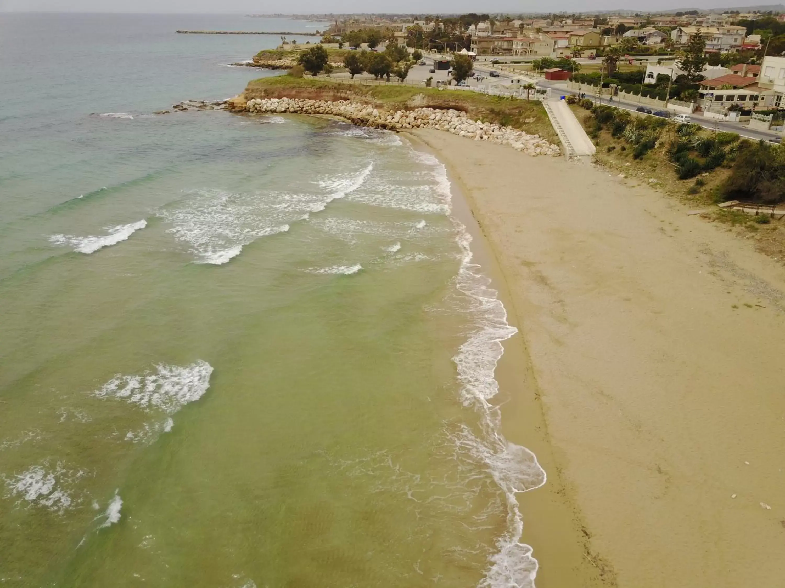 Spring, Bird's-eye View in Pantanello Rooms Avola