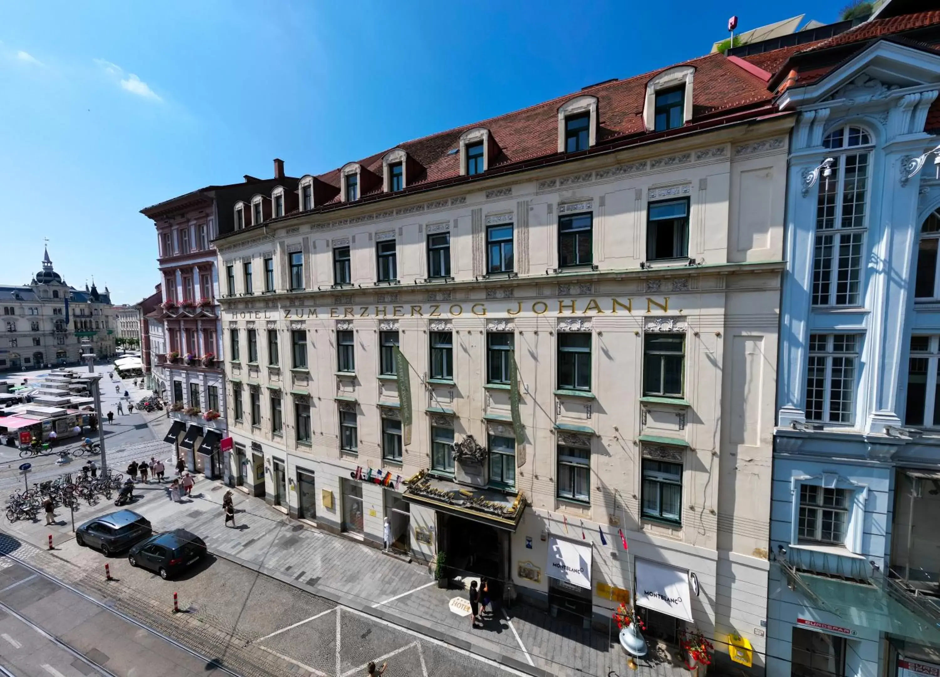 Property building in Palais Hotel Erzherzog Johann