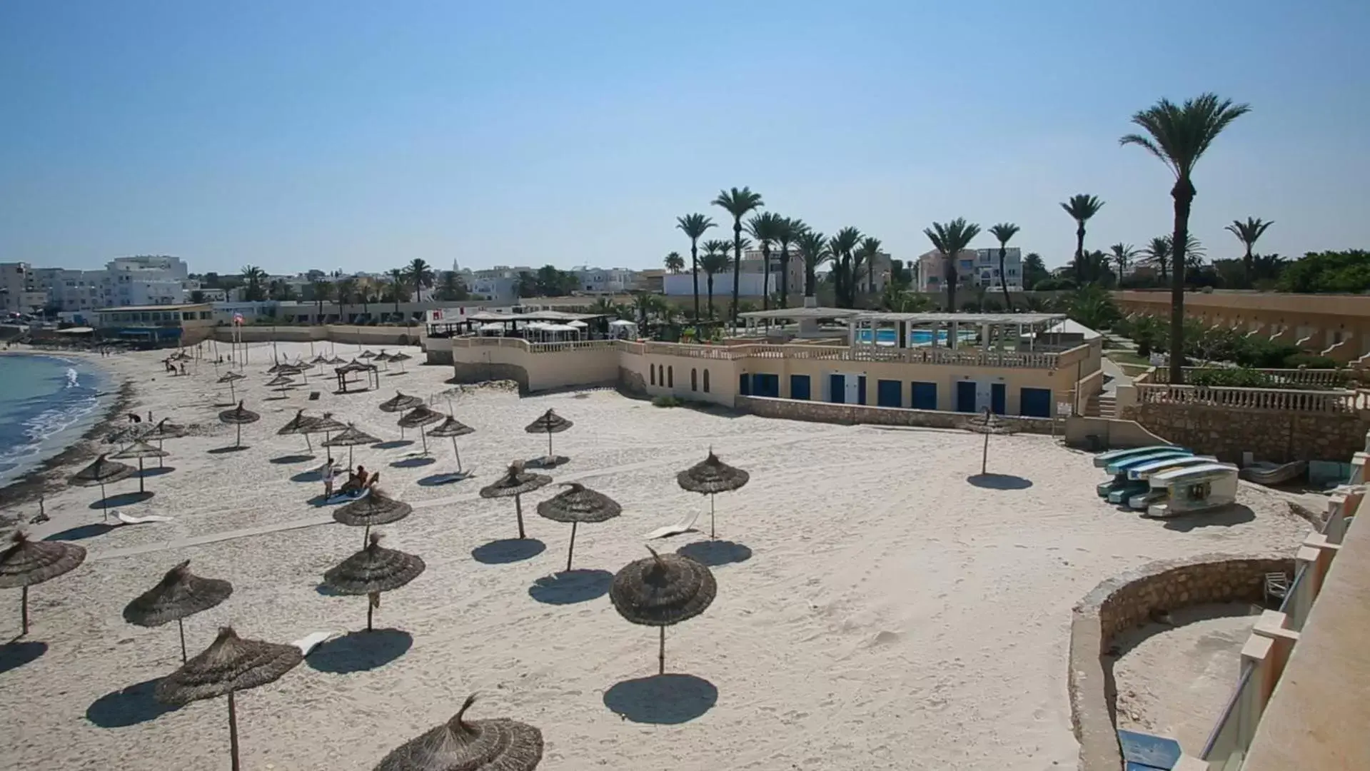 Breakfast, Beach in Hotel Les Palmiers