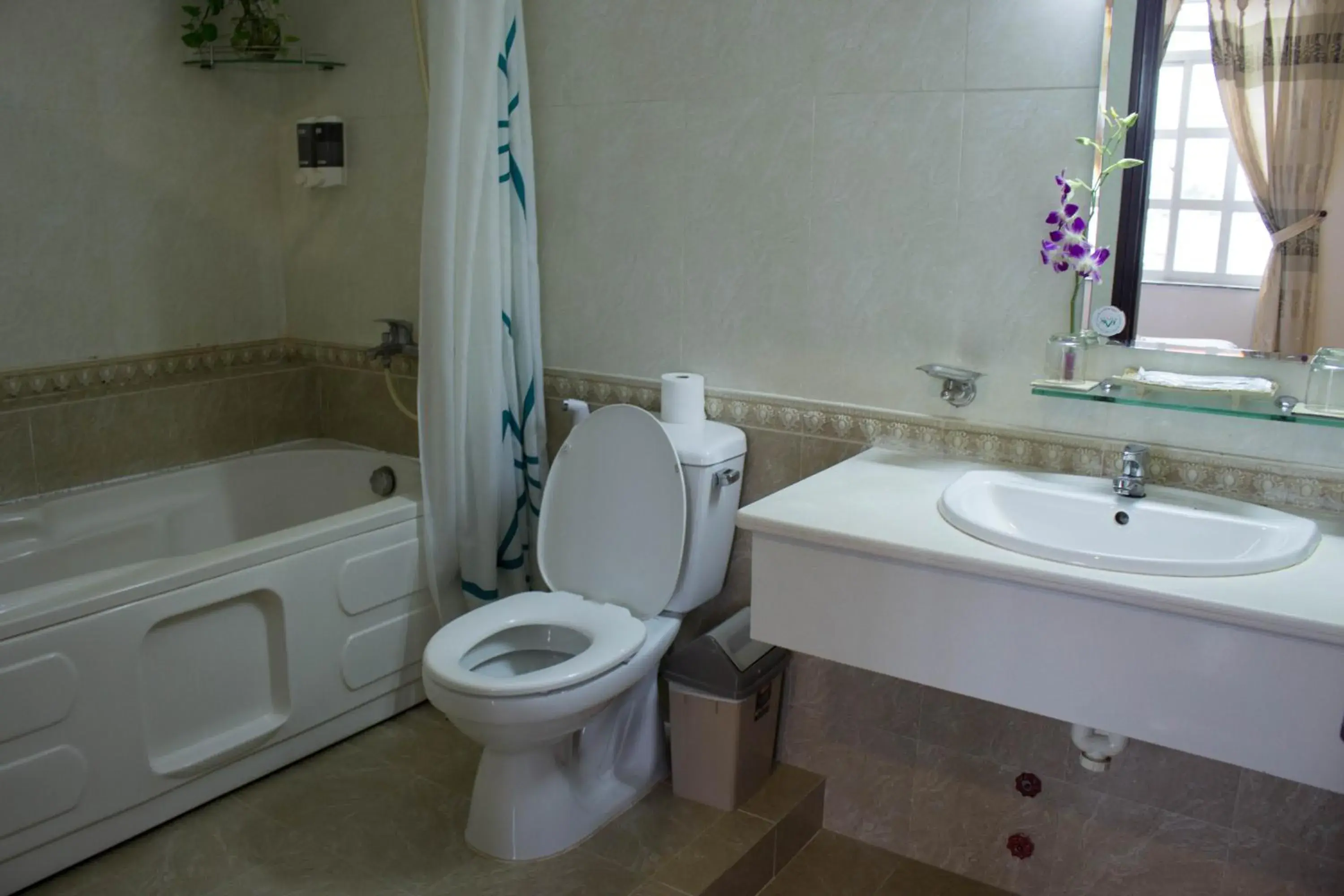 Bathroom in Hoa Phat Hotel & Apartment