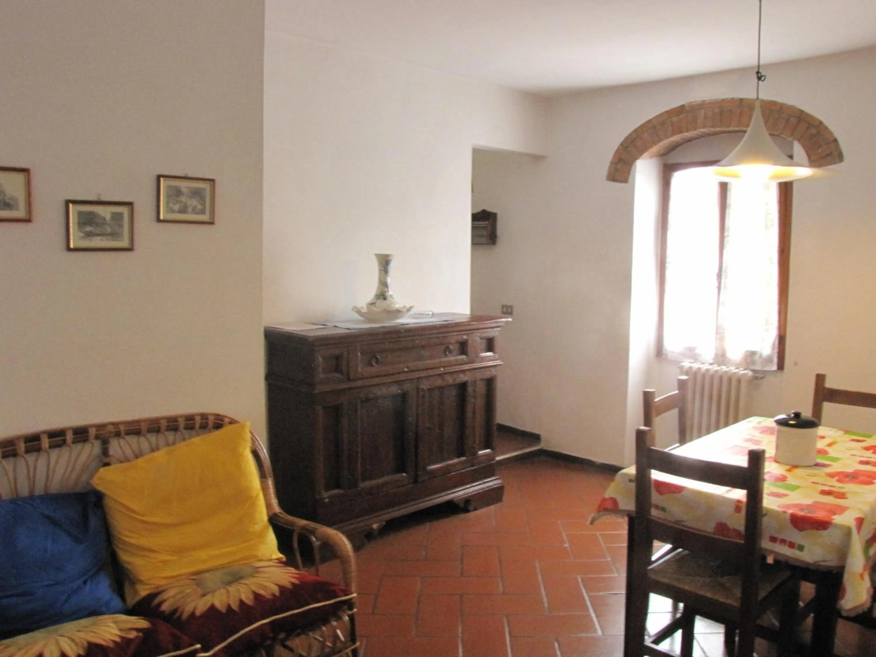 Seating area in Residence Casprini da Omero