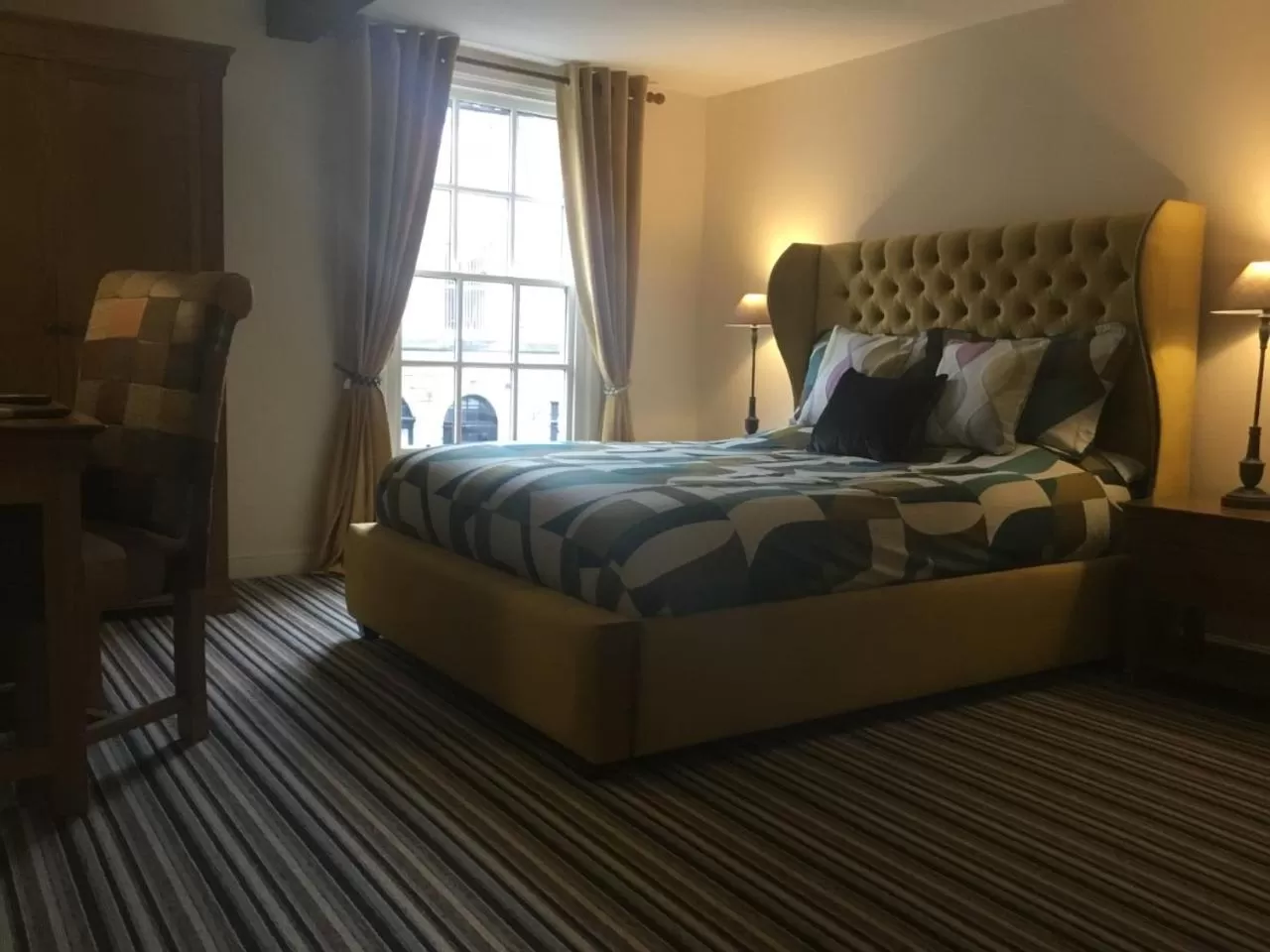 Bed in Unicorn Hotel