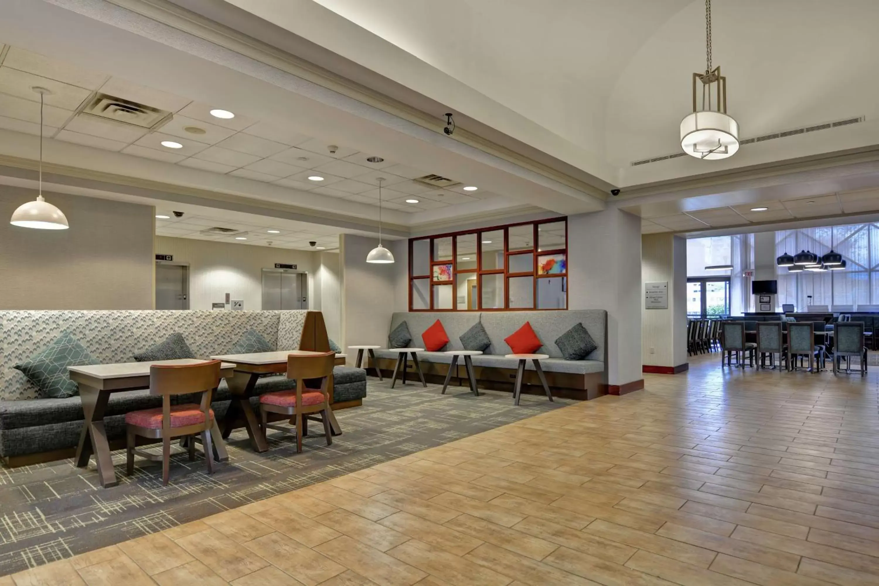 Lobby or reception in Hampton Inn & Suites Newark-Harrison-Riverwalk Lobby or reception in Hampton Inn & Suites Newark-Harrison-Riverwalk