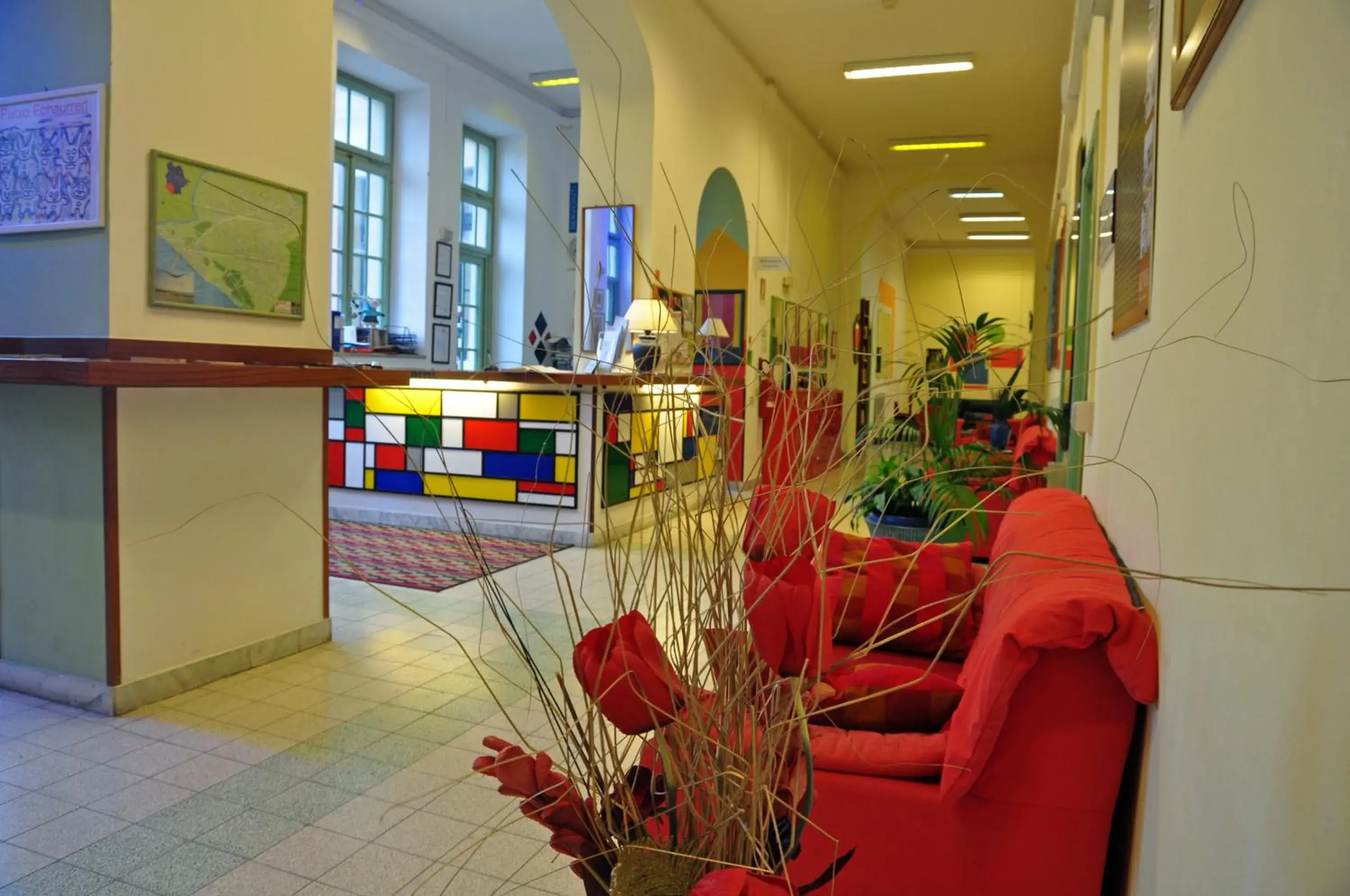 Lobby or reception, Lobby/Reception in Litus Roma Hostel