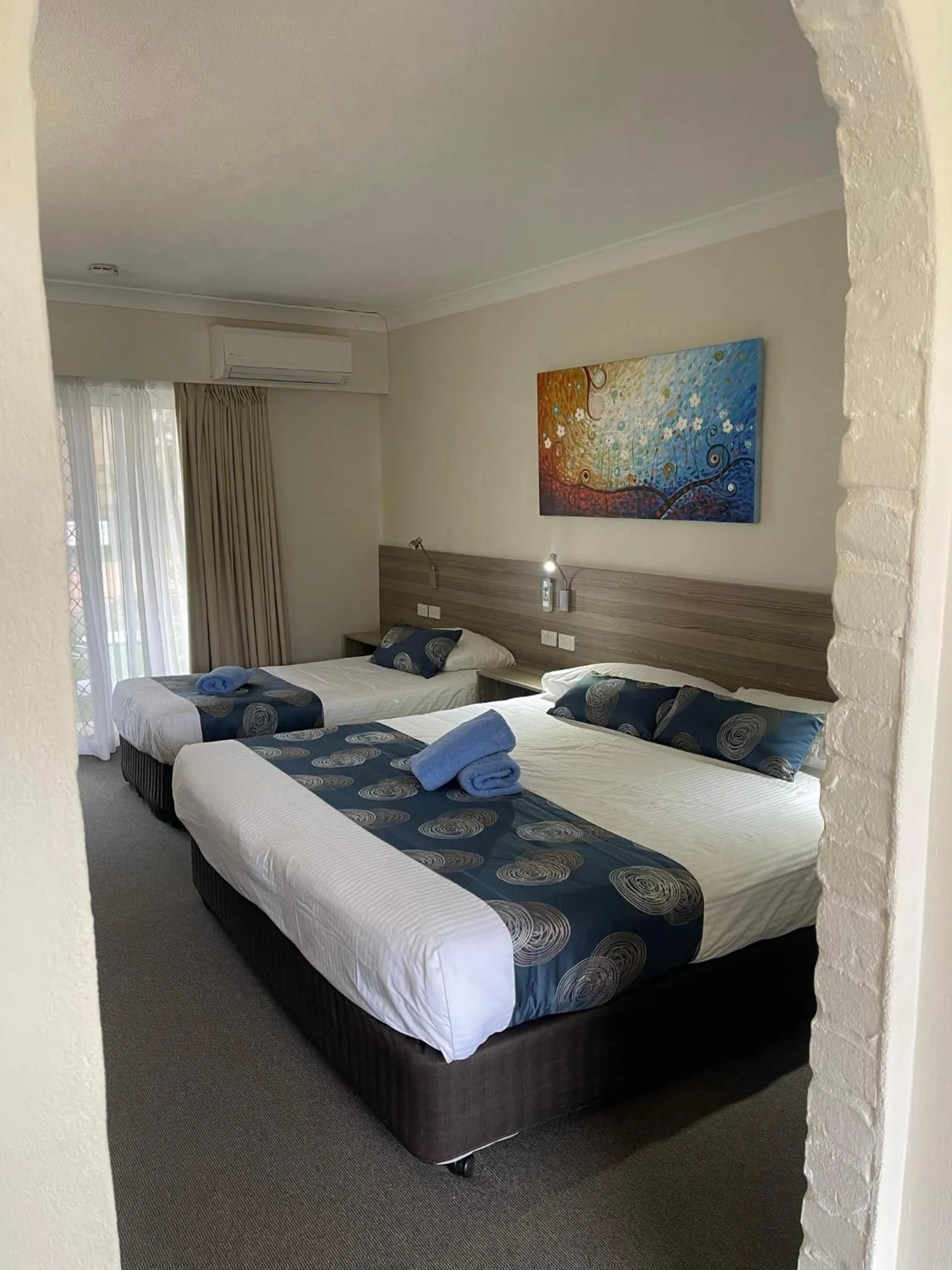 Bed in Aston Motel Yamba