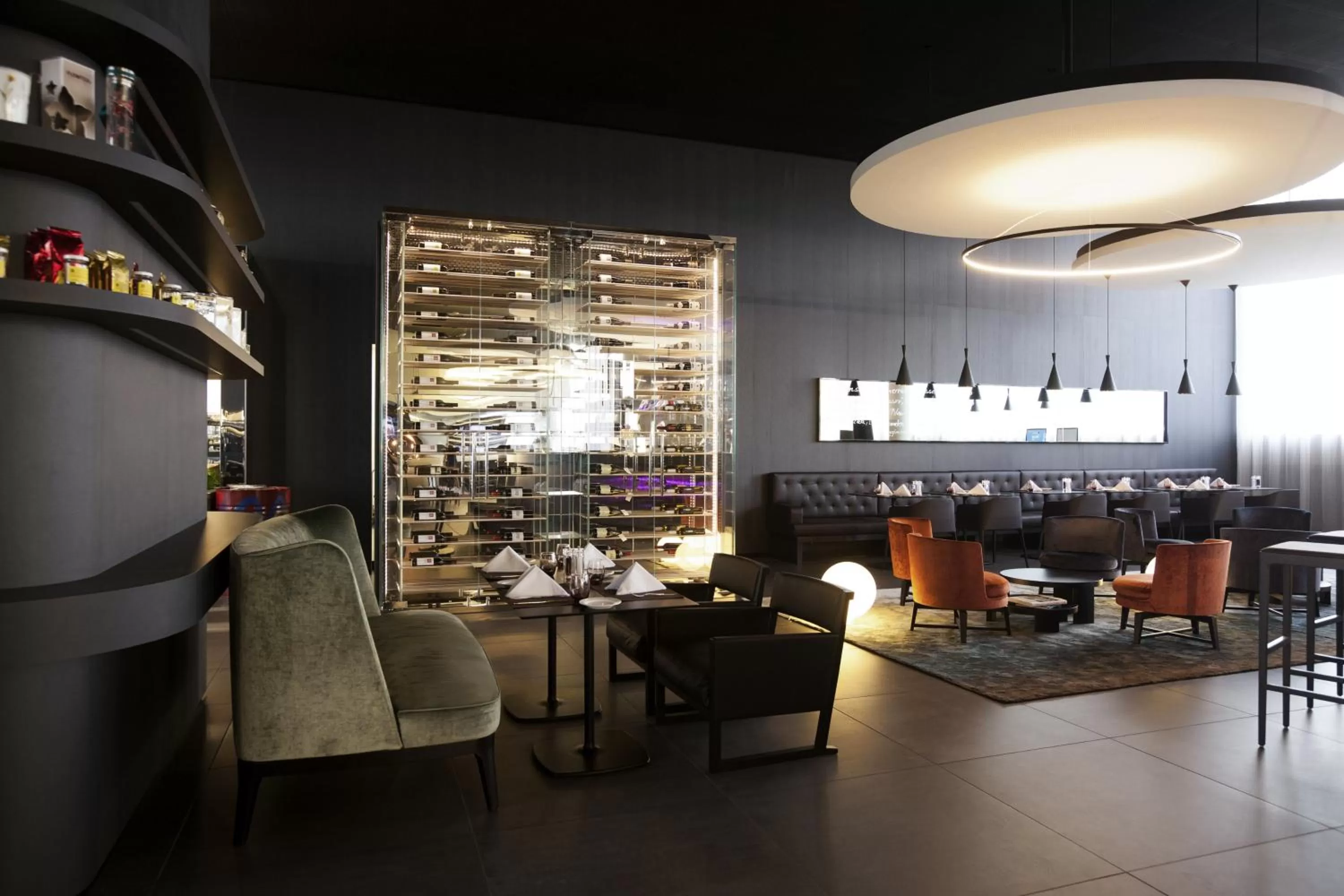 Lounge or bar in Novotel Basel City