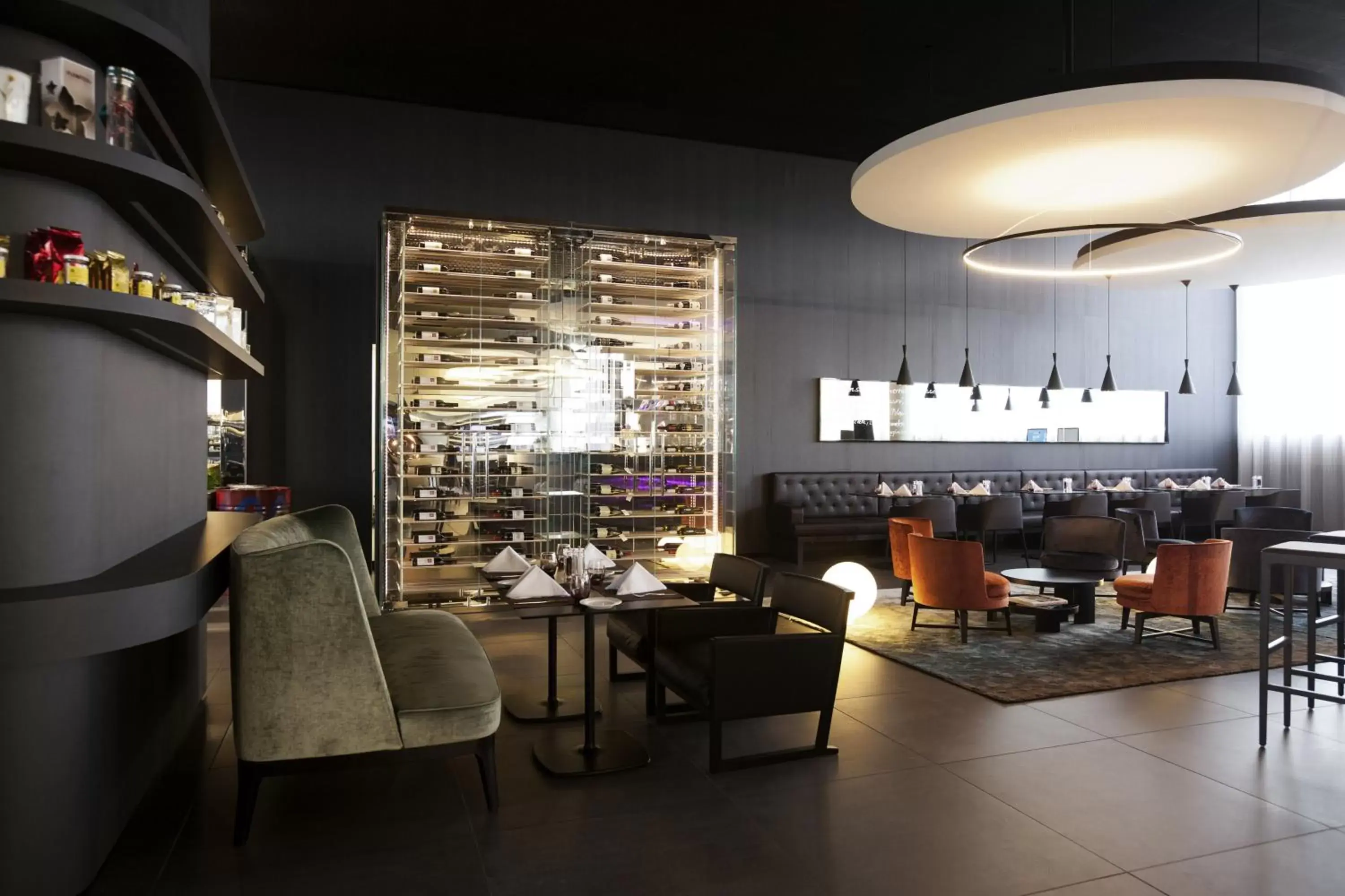 Lounge or bar, Restaurant/Places to Eat in Novotel Basel City