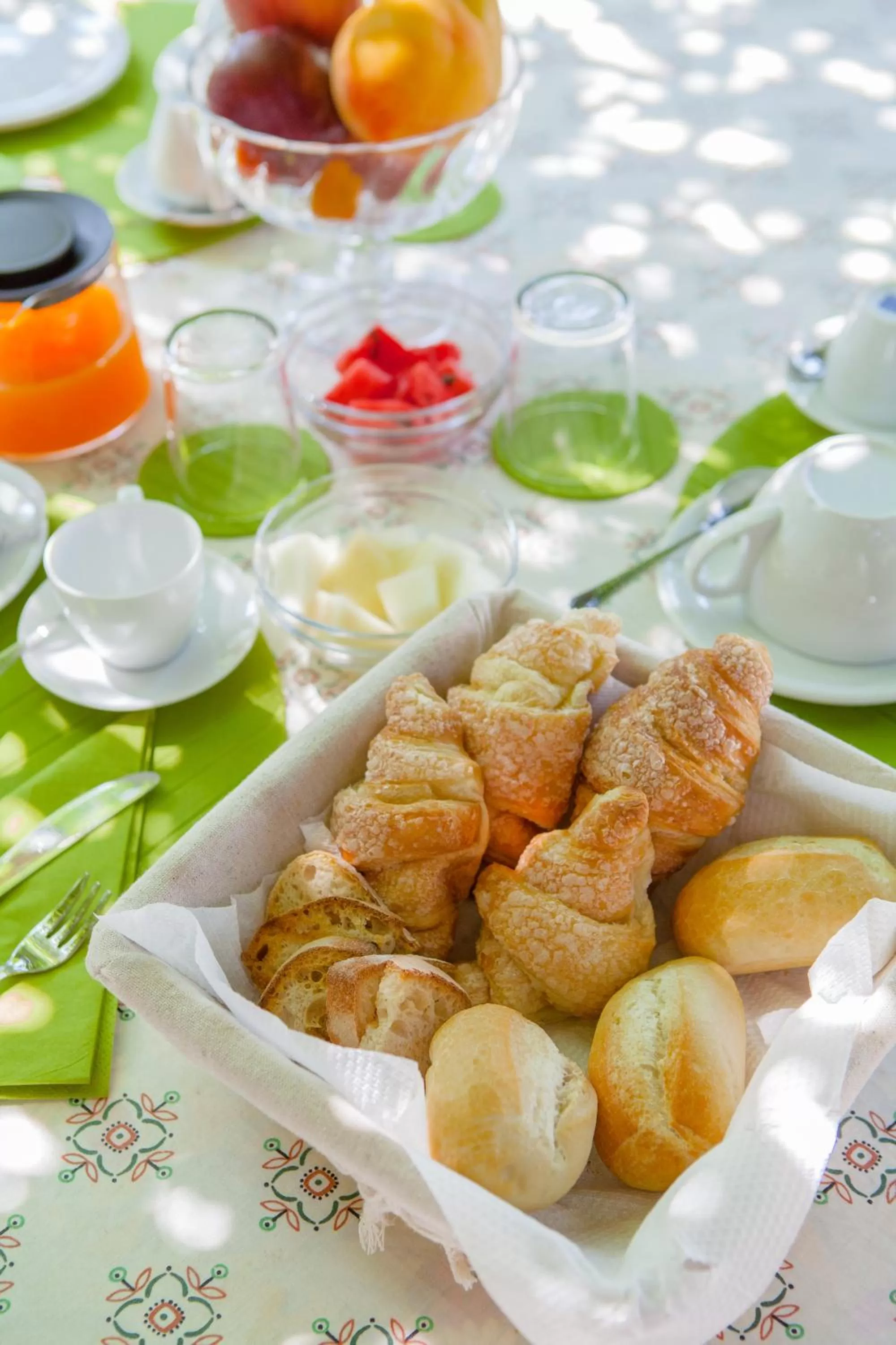 Italian breakfast in B&B Casina de Goyzueta