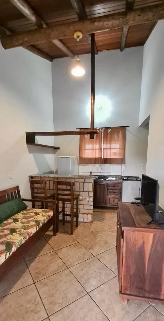 Seating area in Pousada dos Sambaquis