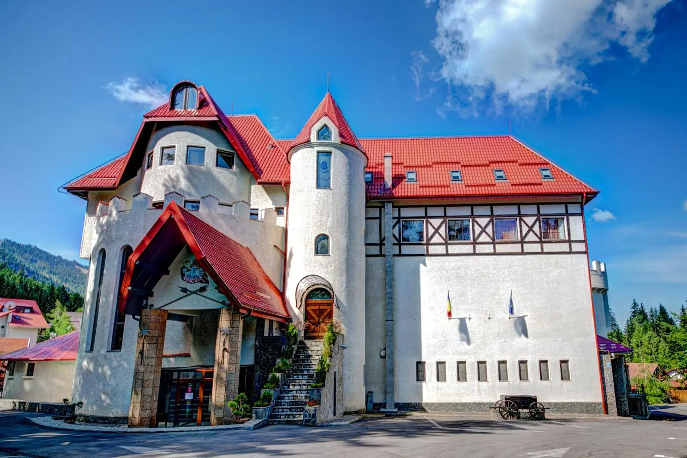 Facade/entrance in House of Dracula Hotel