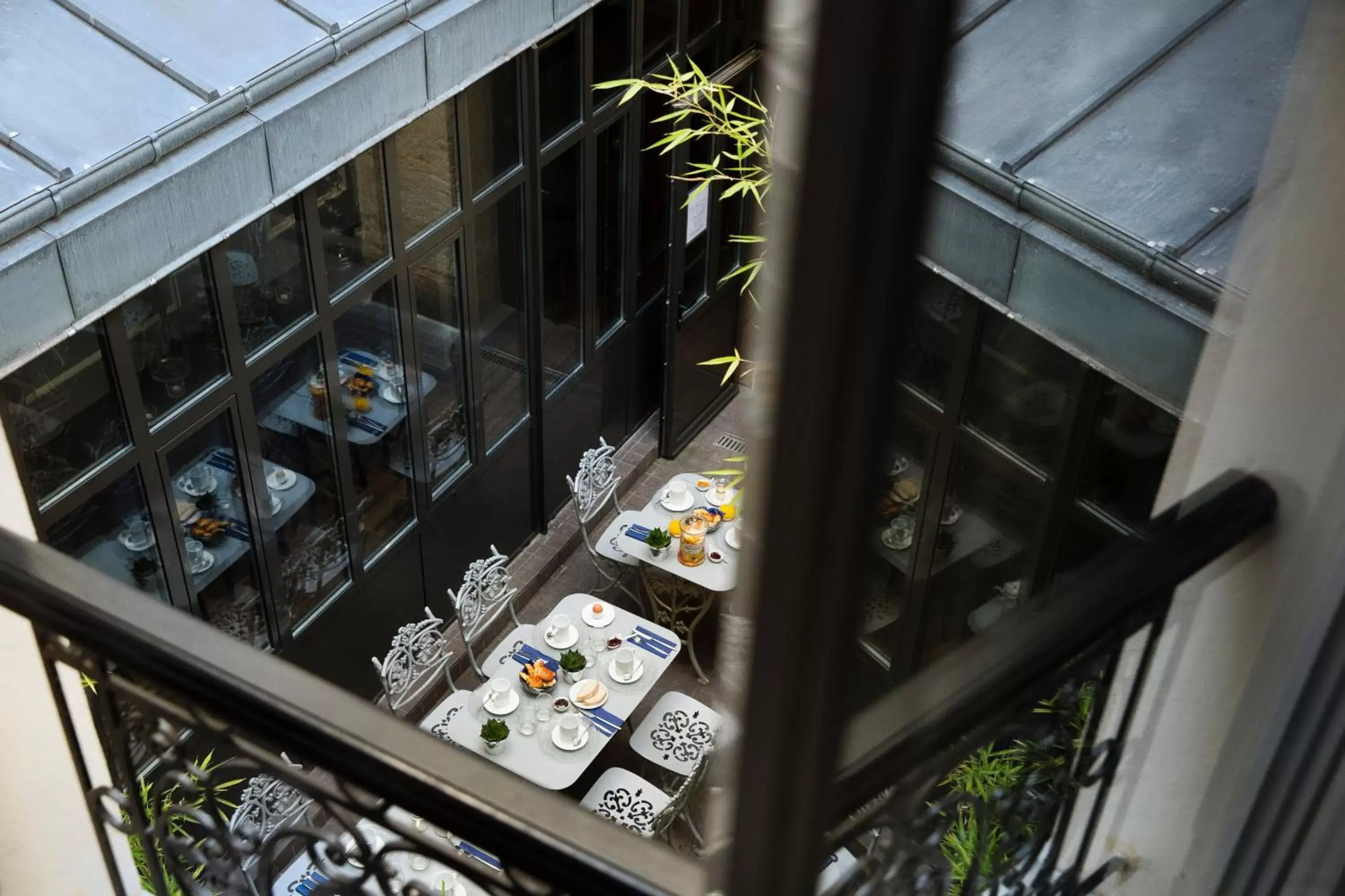 Patio in Hotel Mademoiselle