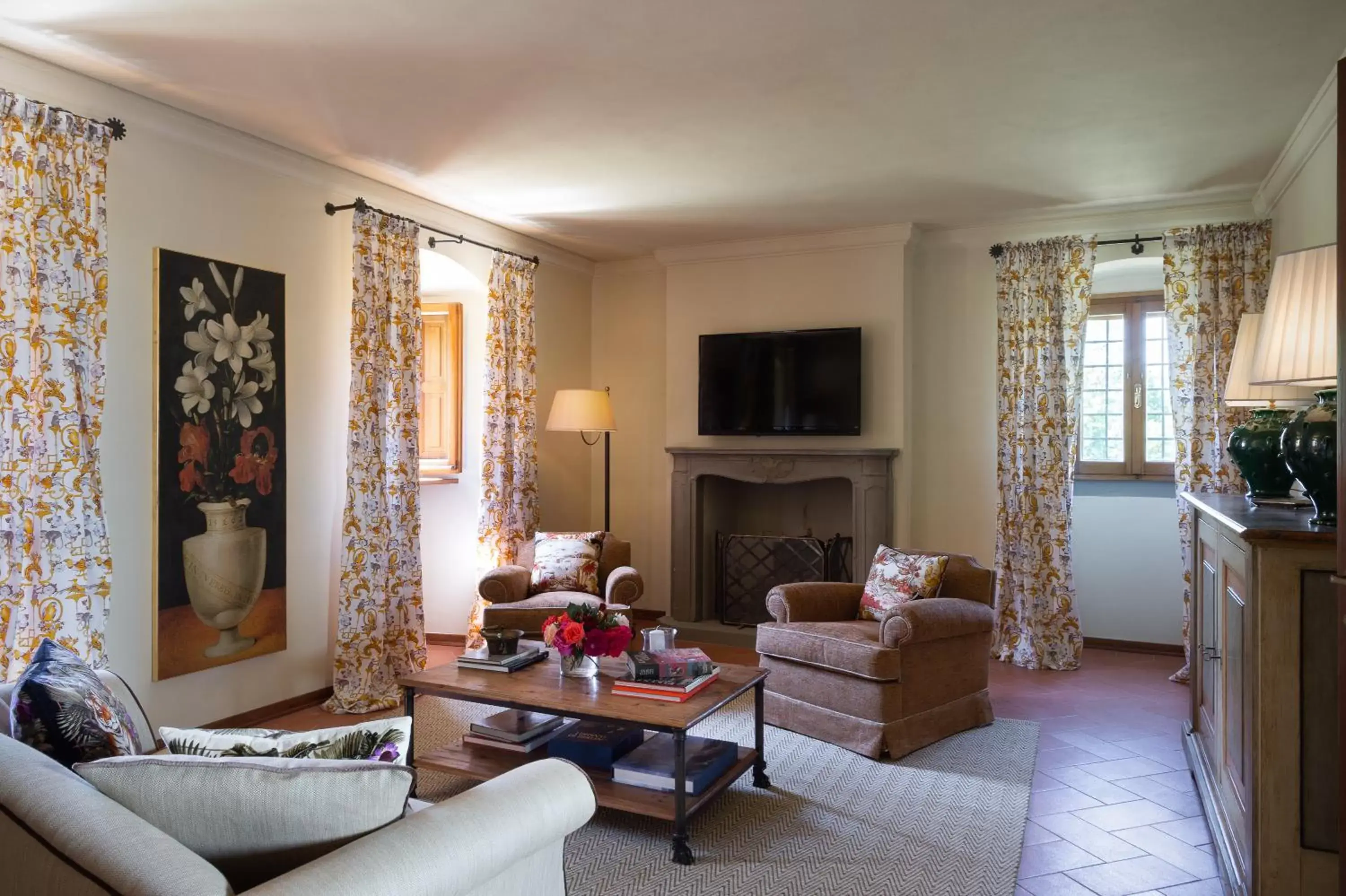 Living room, Seating Area in VIESCA Suites & Villas Il Borro Toscana