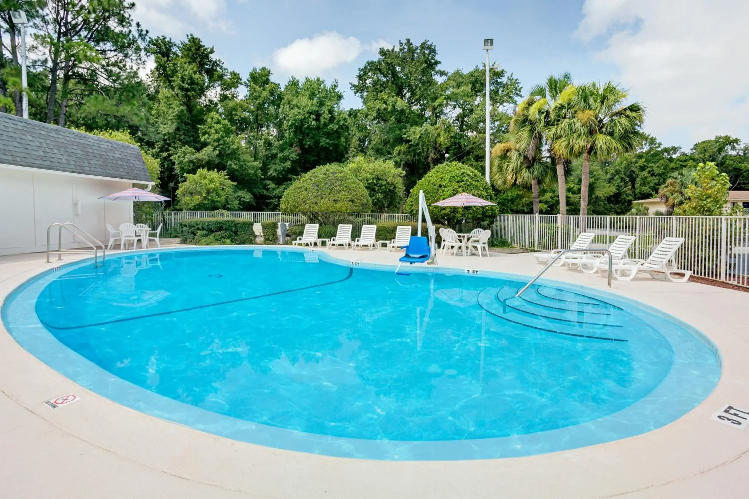 Swimming Pool in Knights Inn Jacksonville at Dix Ellis Trail