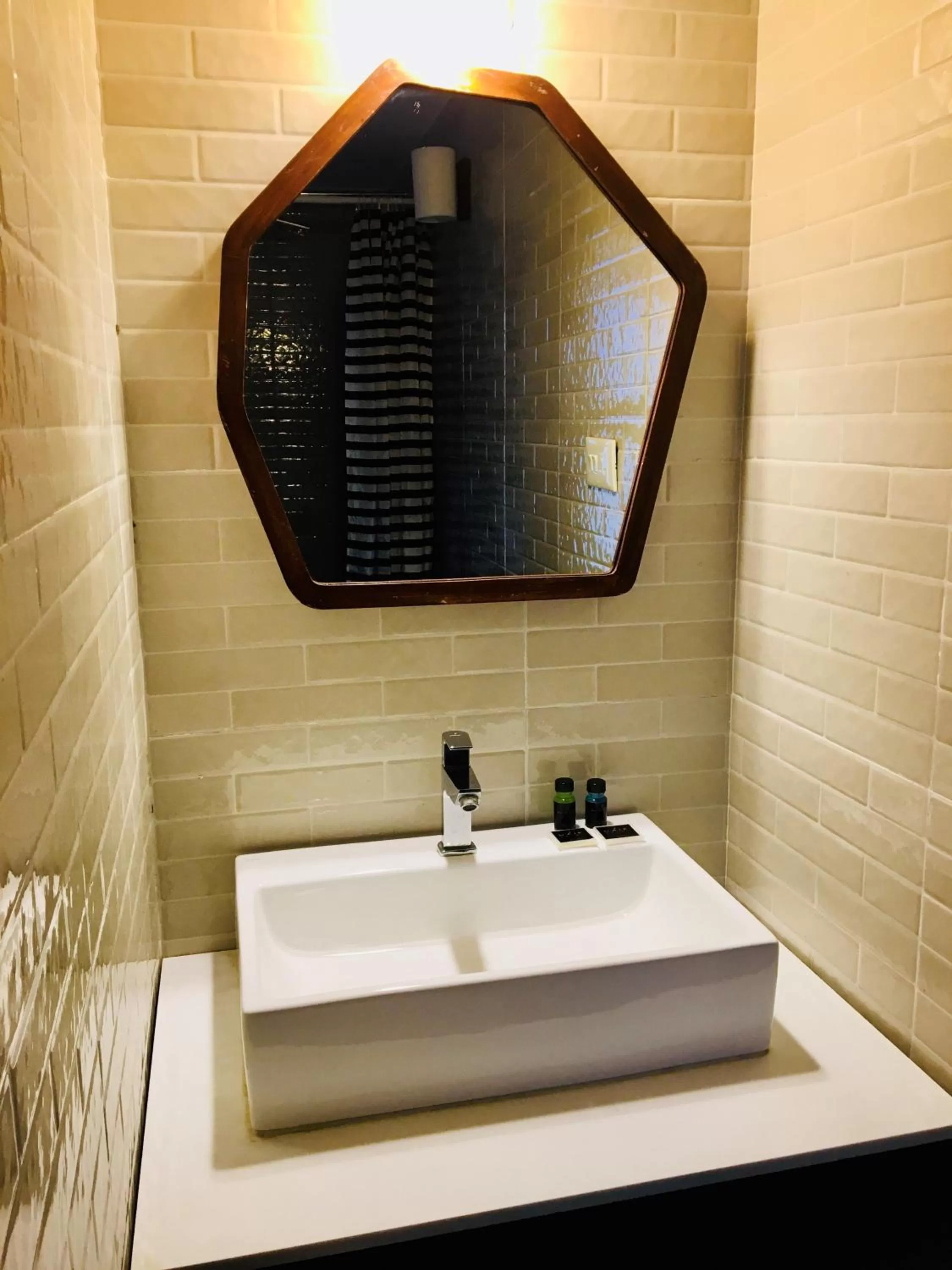 Bathroom in HALF Hotel, Calangute