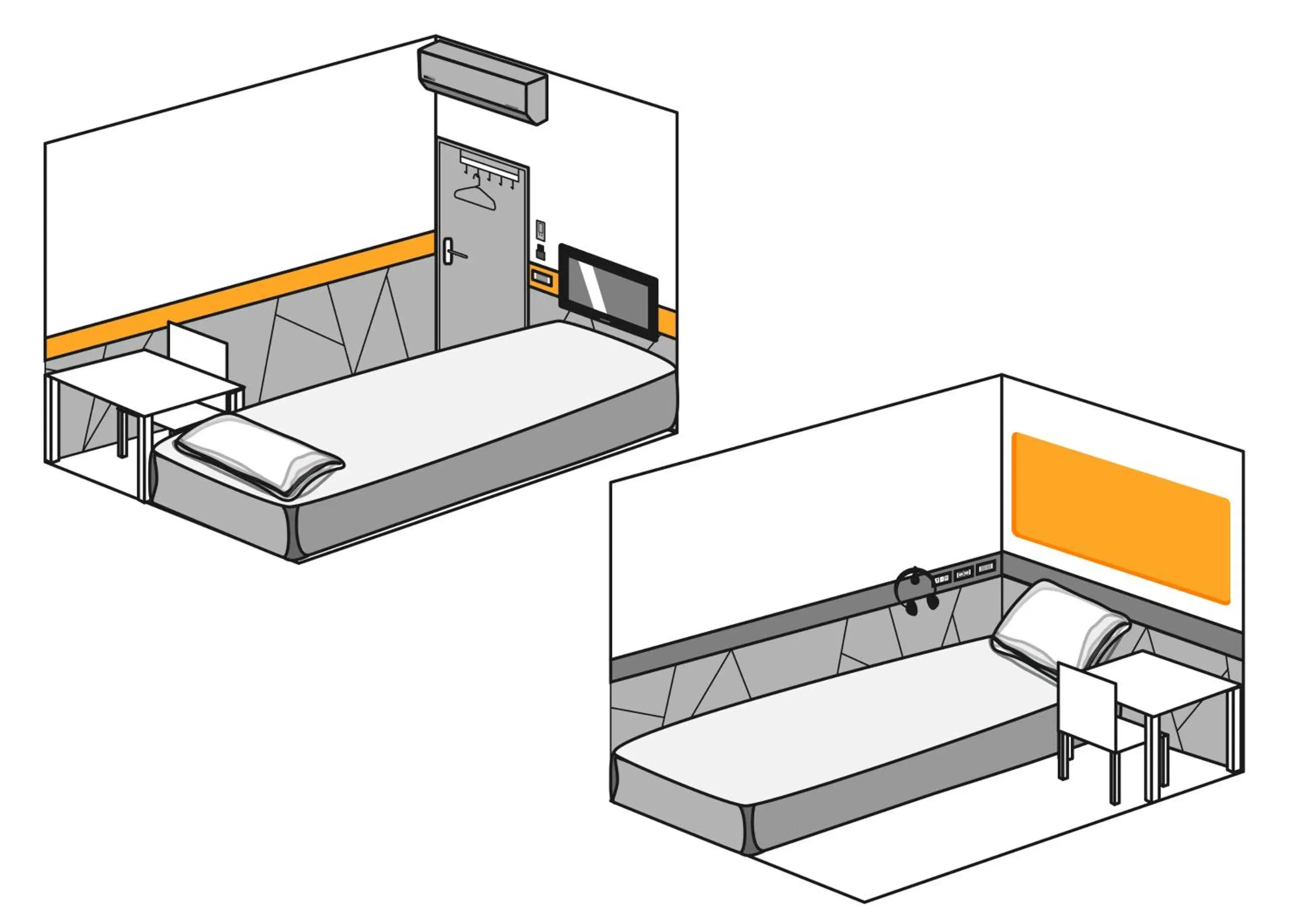 Floor Plan in Colormix Hotel and Hostel