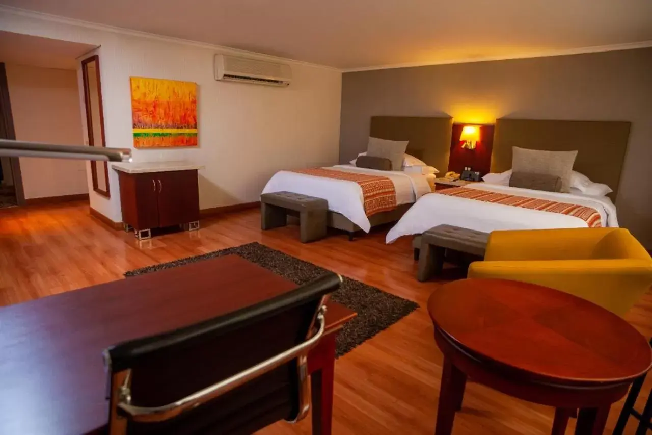 Bed in Bogota Plaza Hotel