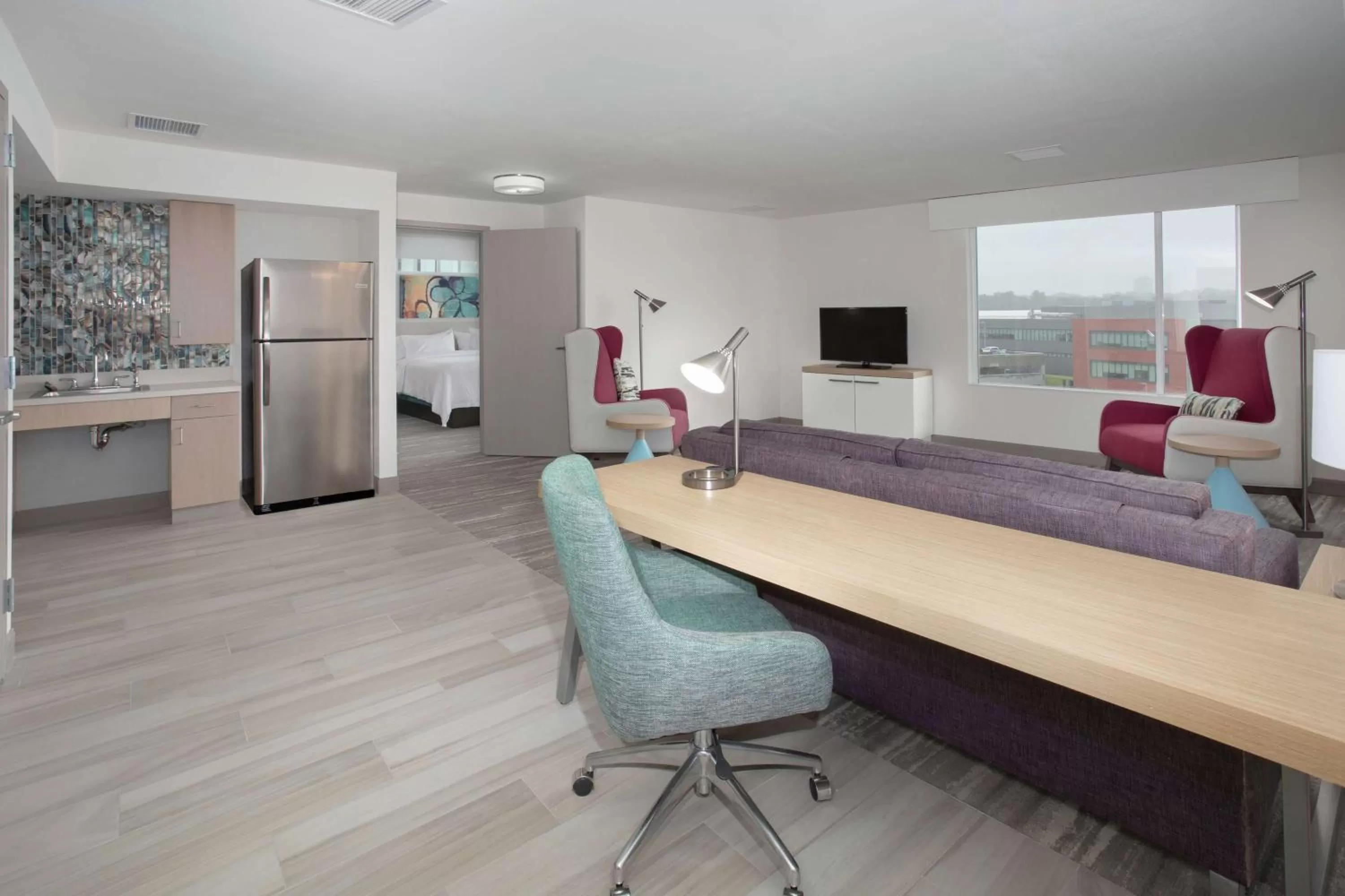 Bedroom in Hilton Garden Inn Omaha Aksarben Village