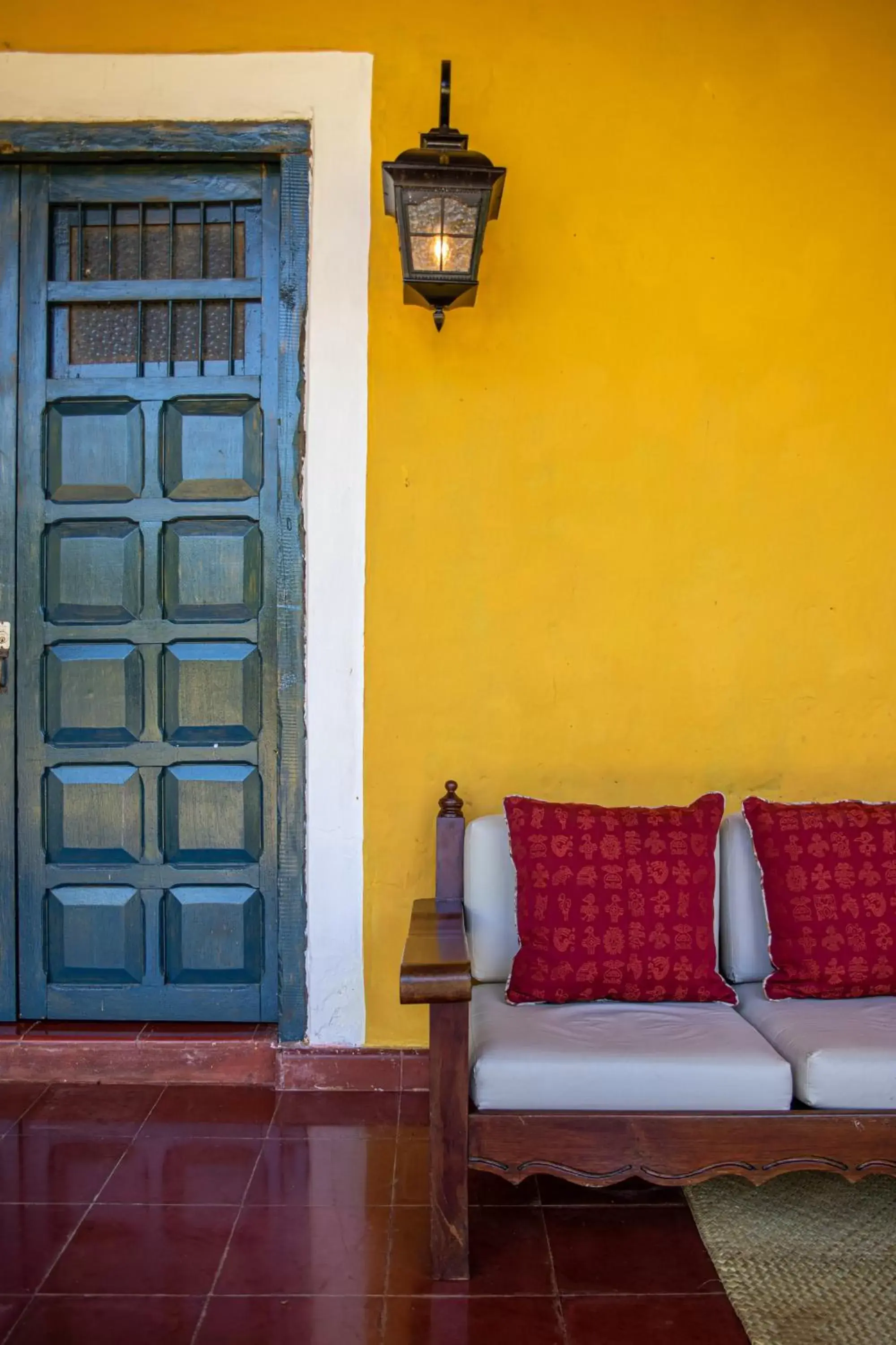 Property building, Seating Area in Hacienda San Miguel Yucatan