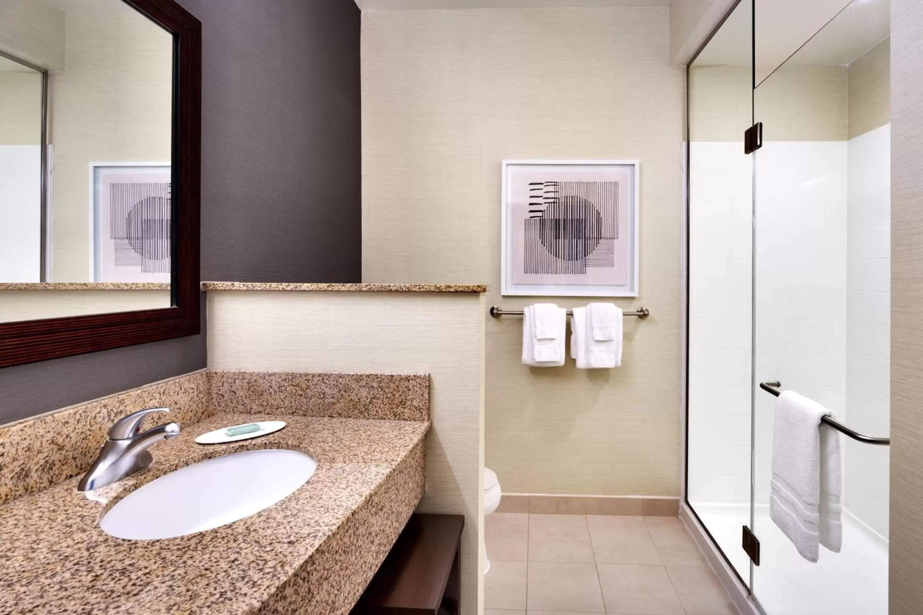 Bathroom in Courtyard by Marriott Houston NASA Clear Lake