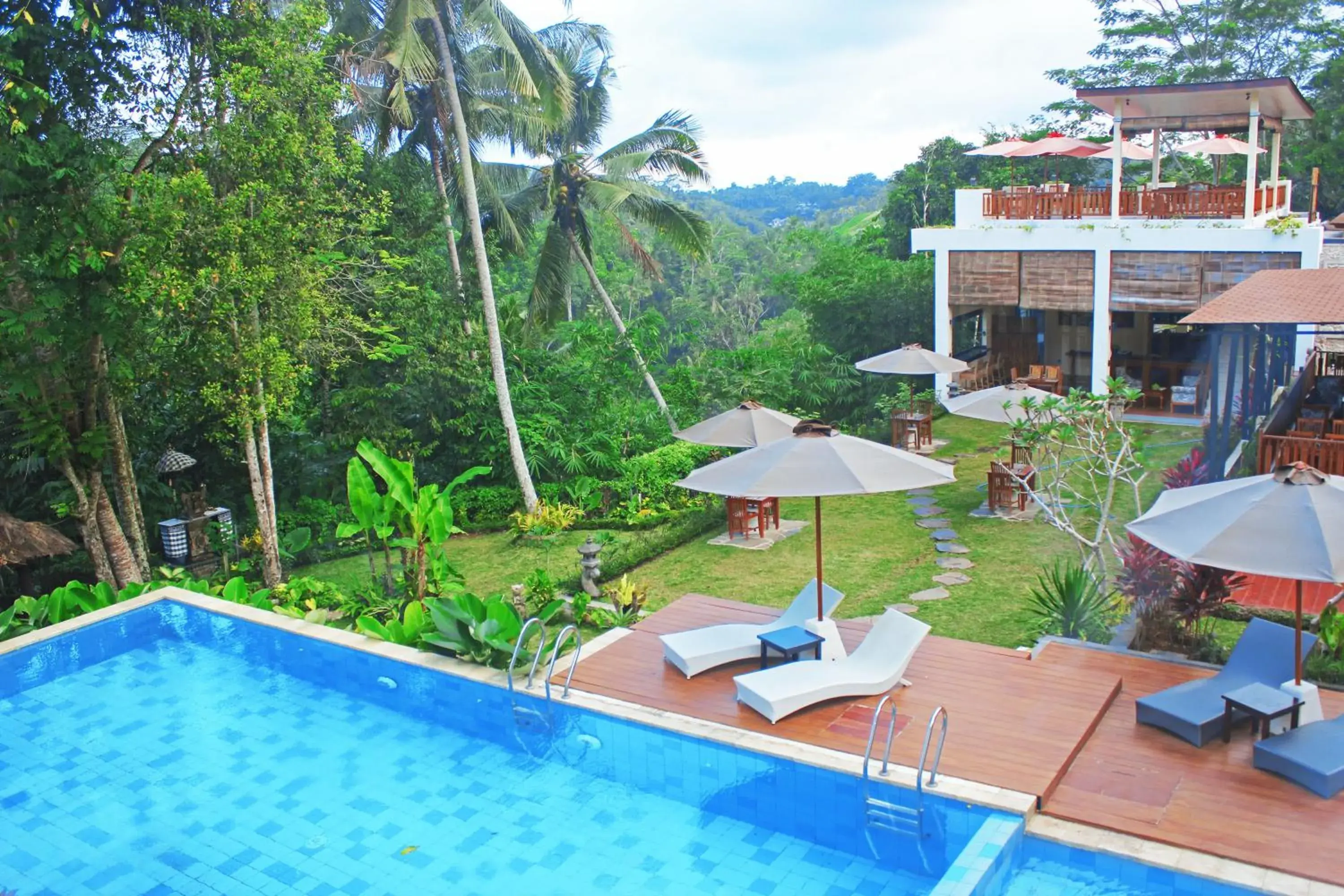 View (from property/room), Swimming Pool in Ashoka Tree Resort at Tanggayuda