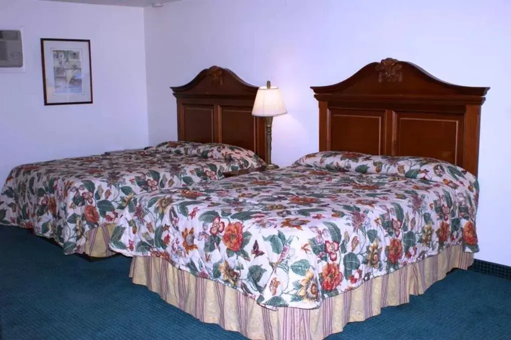 Bed in HWY Express Inn and Suites