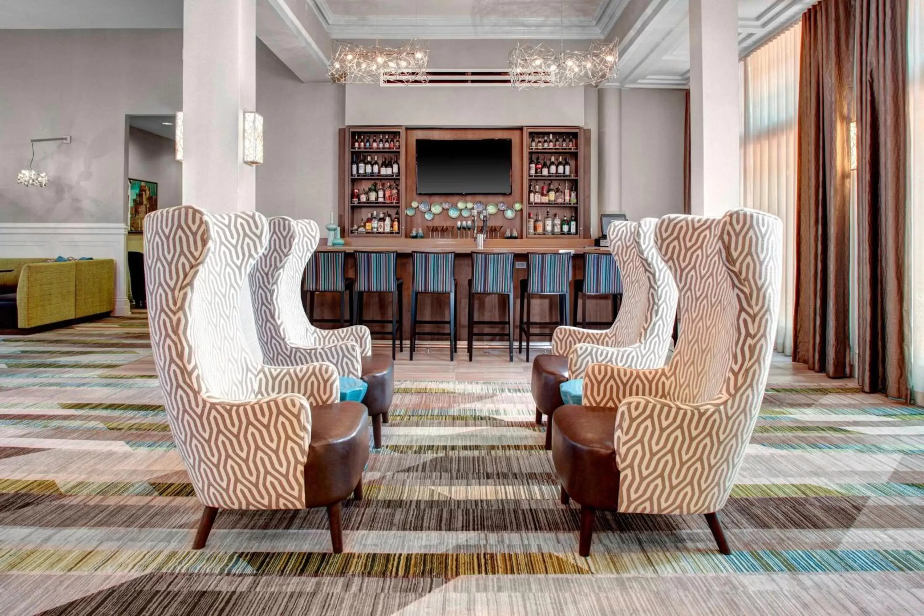 Restaurant/places to eat, Seating Area in Residence Inn by Marriott Cleveland Downtown