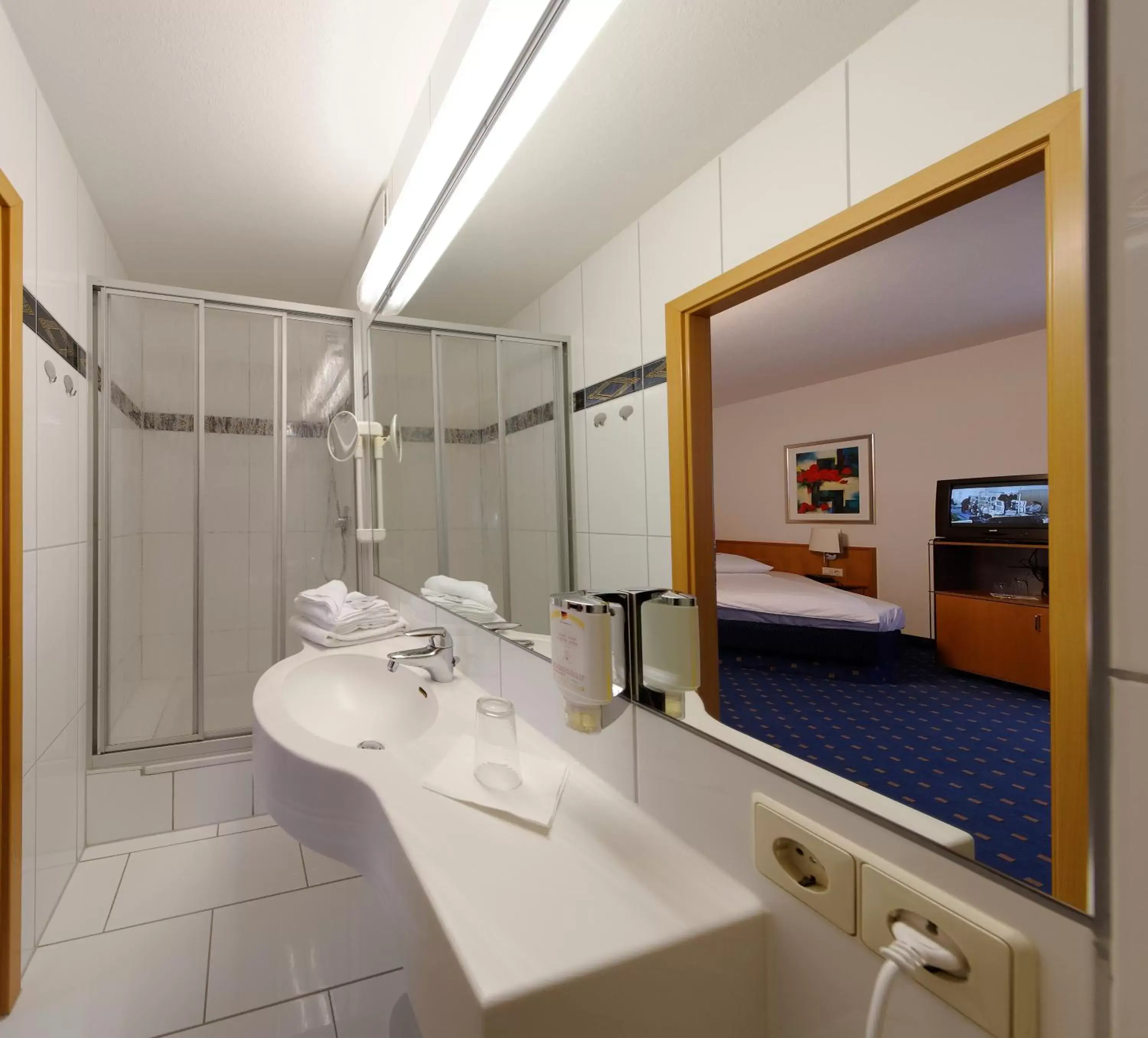 Decorative detail, Bathroom in Hotel Gasthof Adler