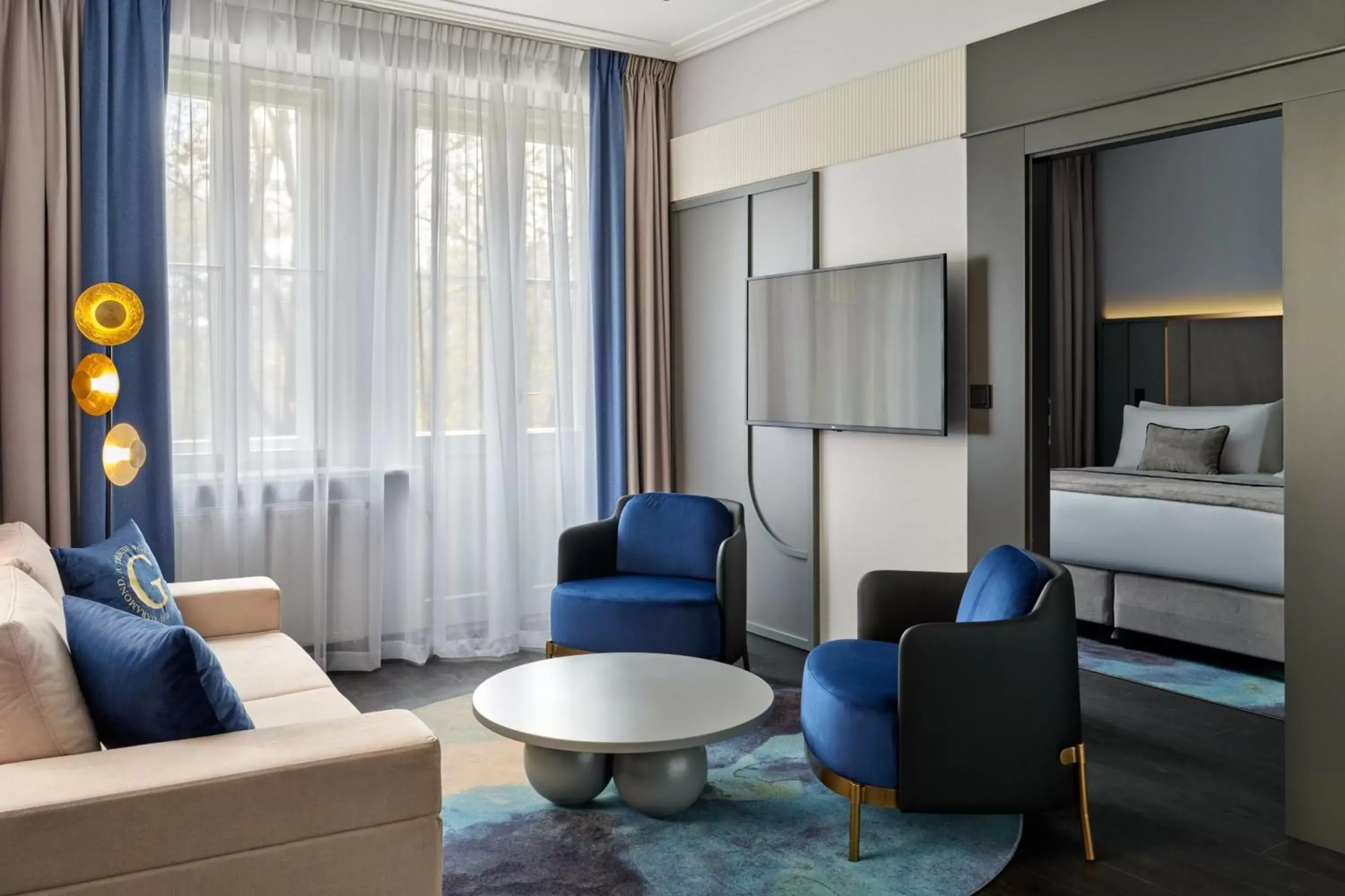 Bedroom in Garamond, a Tribute Portfolio Hotel, Krakow Old Town Bedroom in Garamond, a Tribute Portfolio Hotel, Krakow Old Town