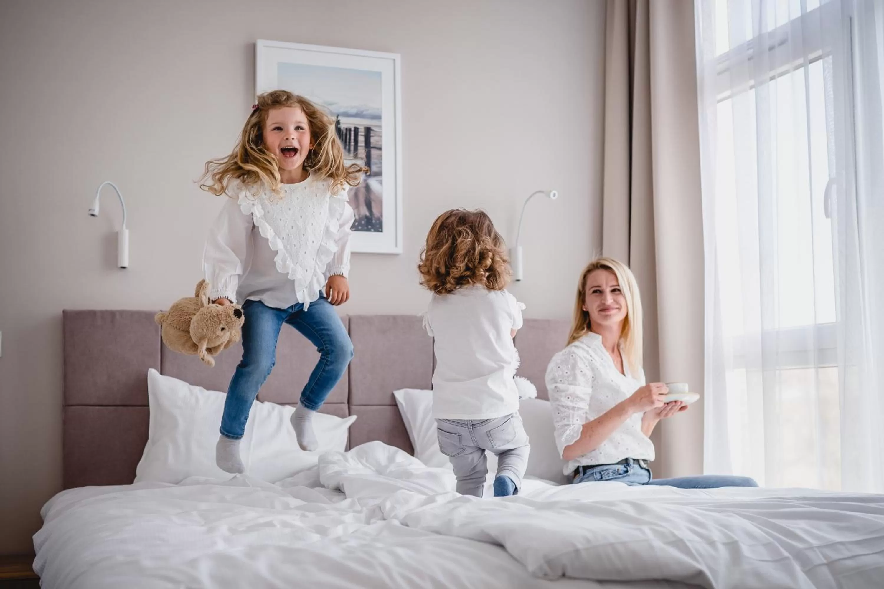 Bed in Molo Park Aparthotel