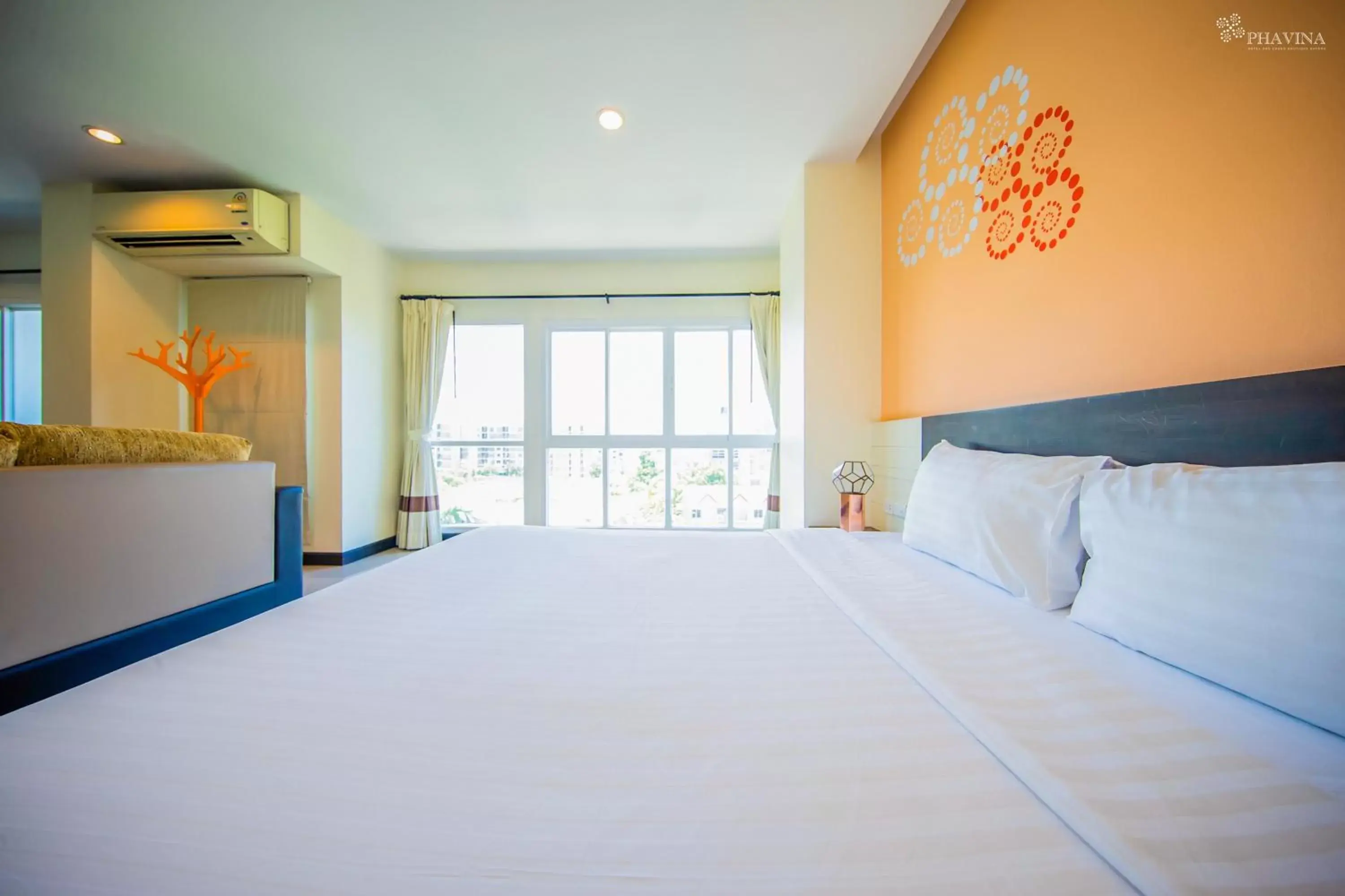 Bed in Phavina Hotel Rayong SHA Extra Plus