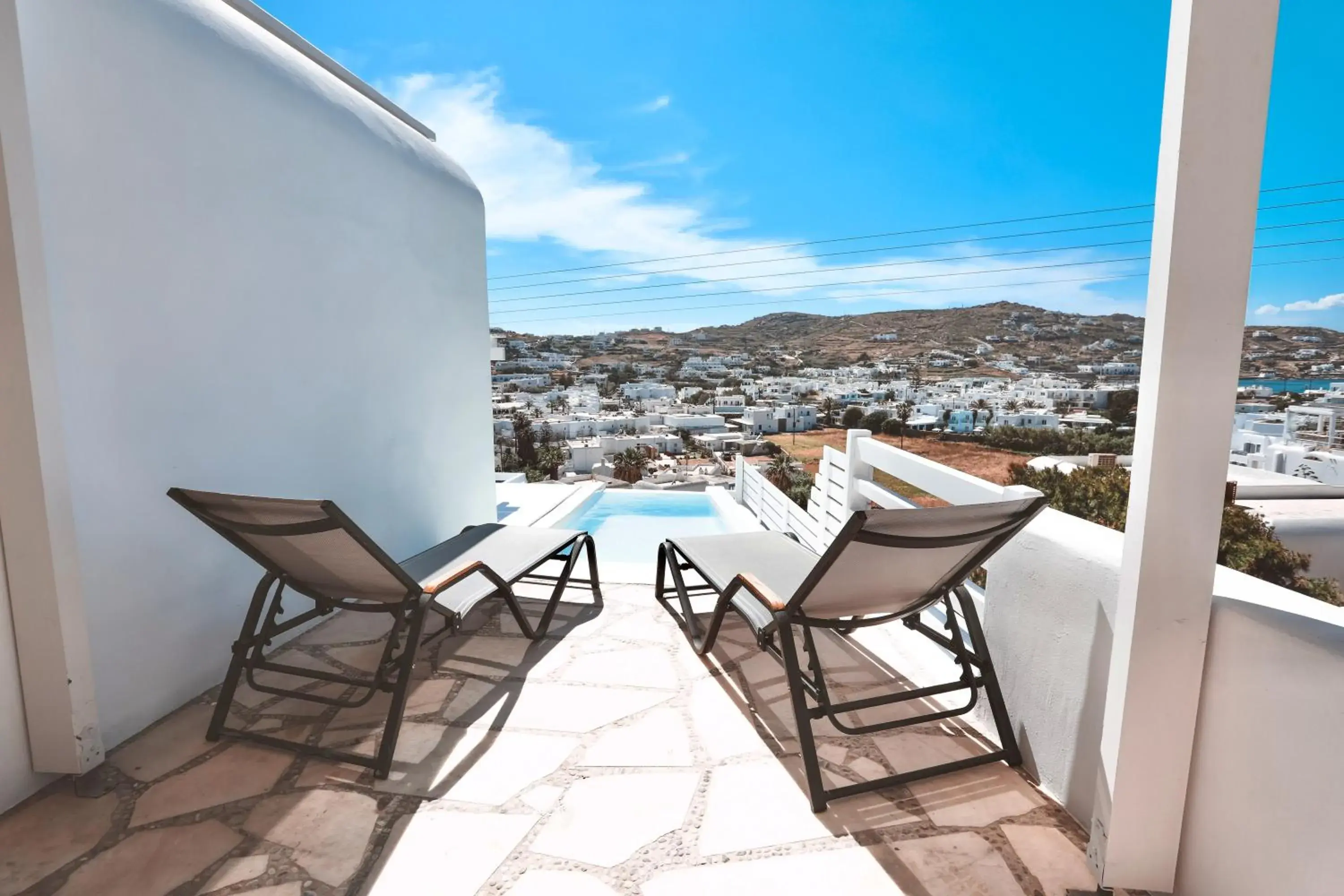 Balcony/Terrace in Deliades Mykonos