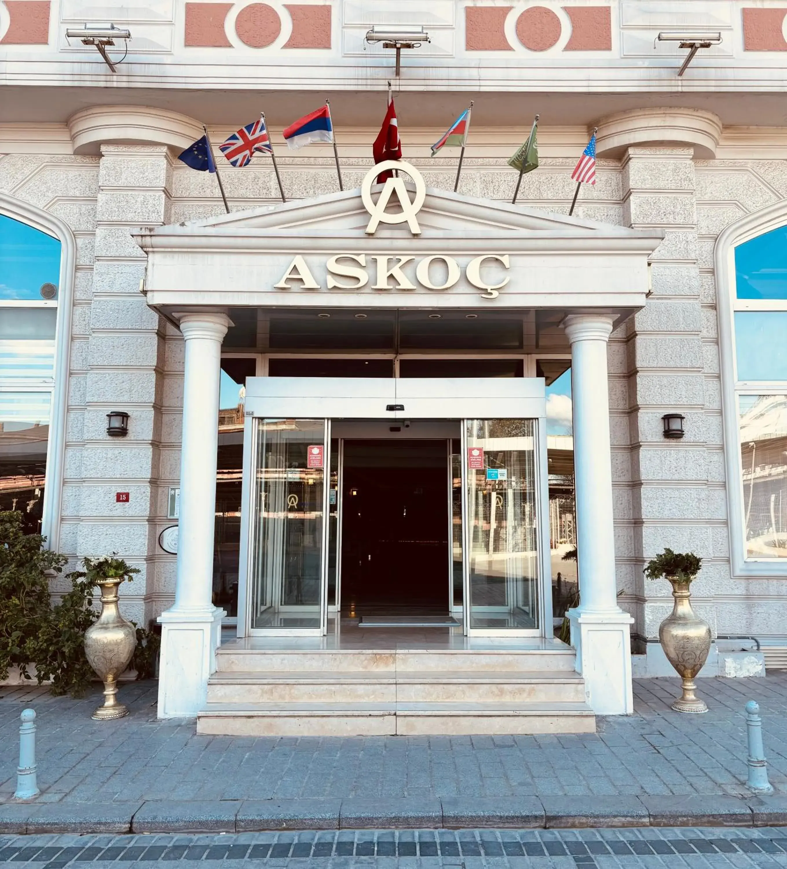 Facade/entrance in Askoc Hotel & SPA