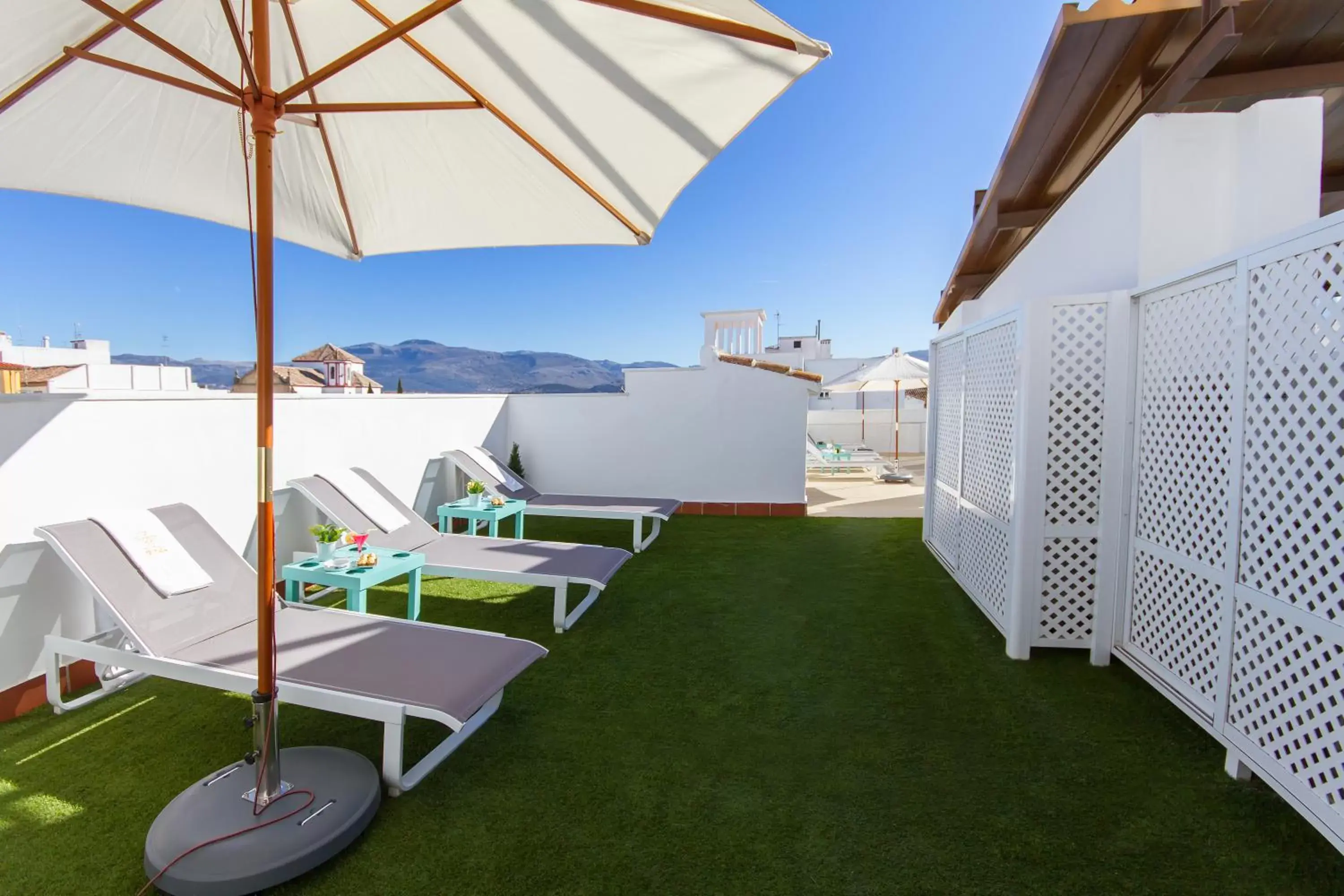 Balcony/Terrace in Hotel El Tajo & SPA