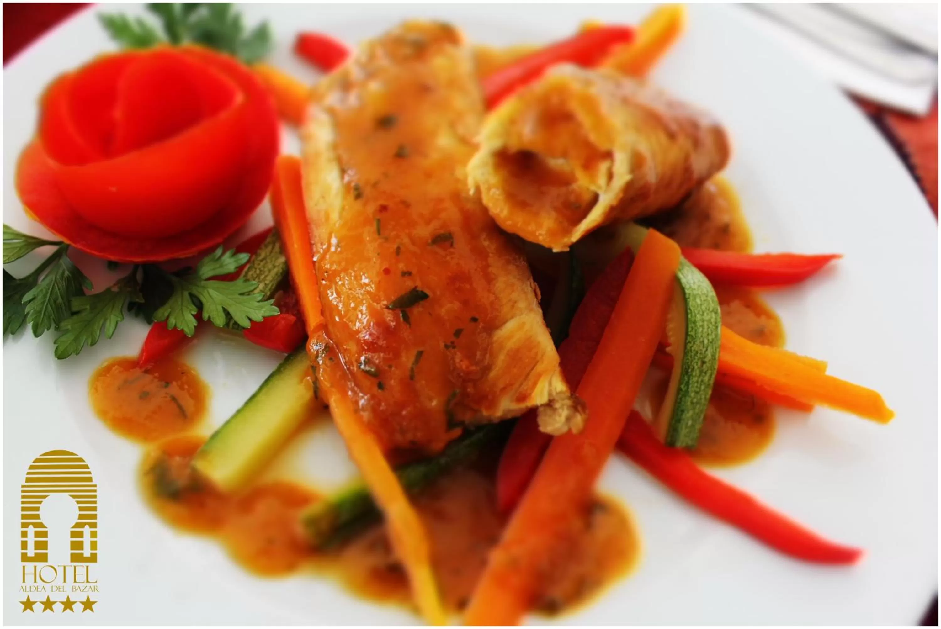 Food and drinks in Hotel Aldea del Bazar & Spa