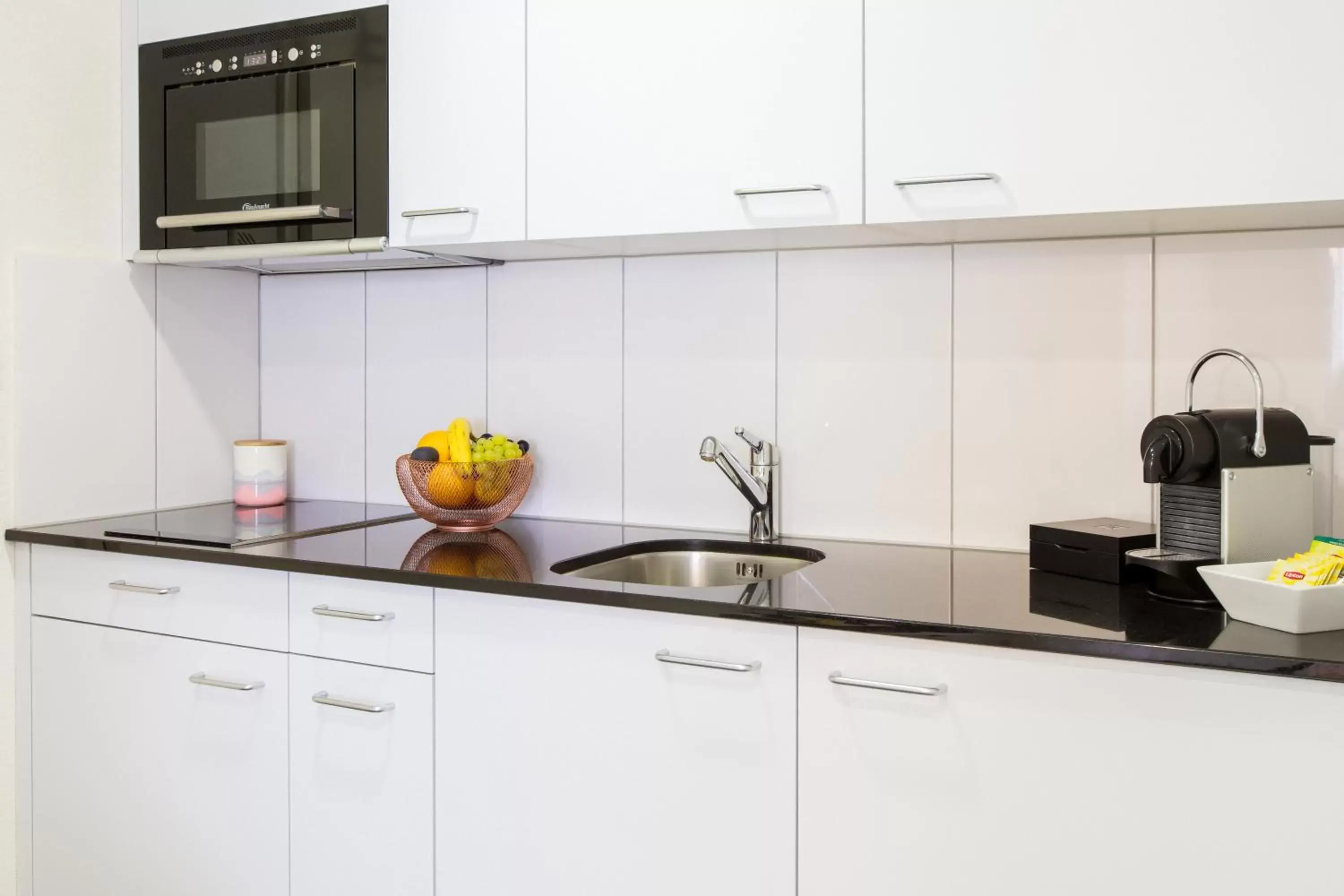 Kitchen or kitchenette, Kitchen/Kitchenette in Apartmenthaus zum Trillen Basel City Center