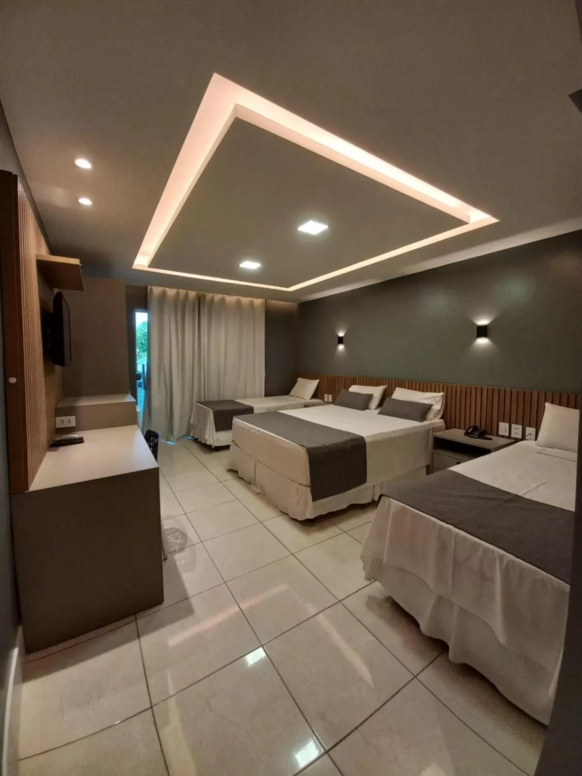 Bed in Hotel Adventure São Luís