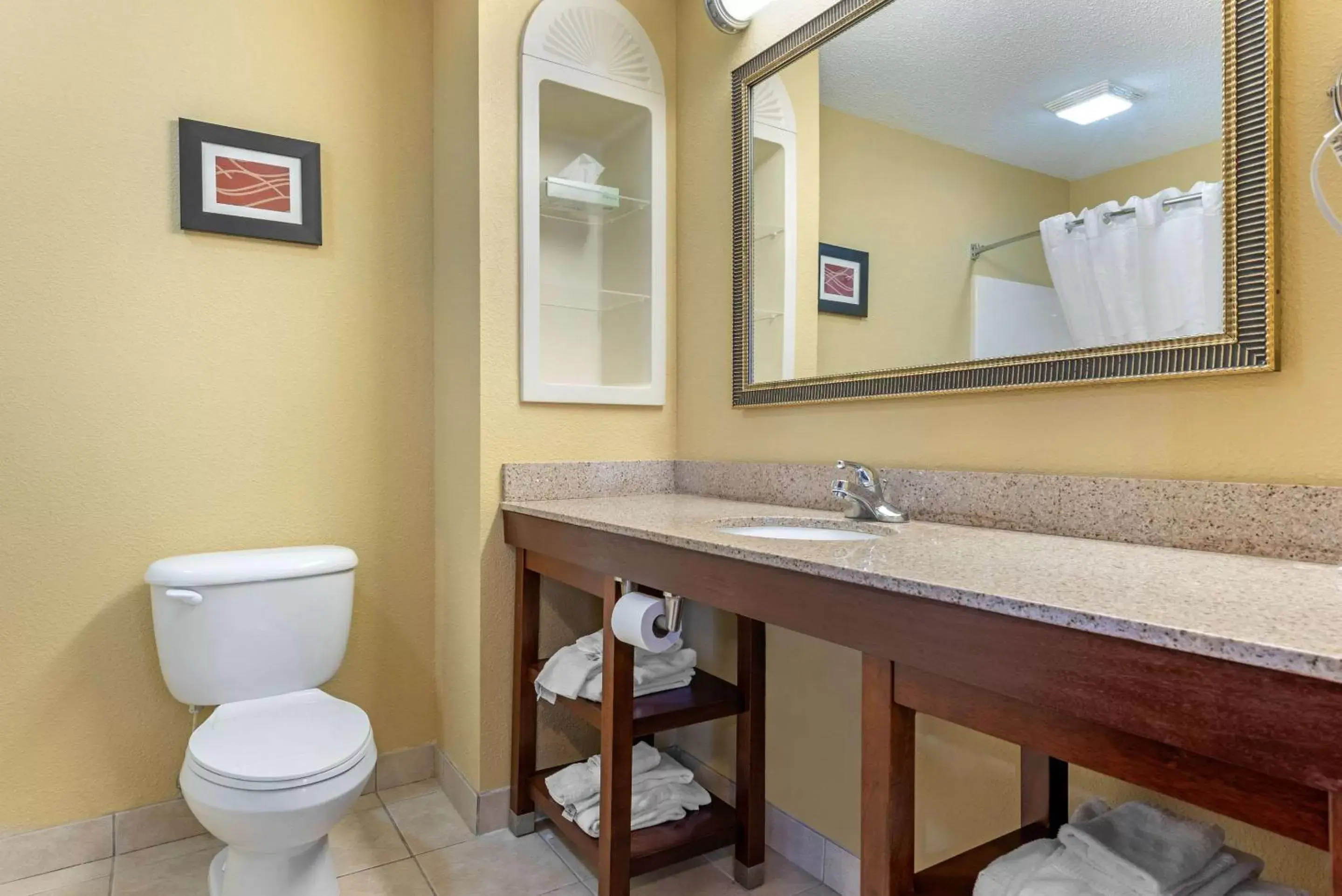 Bathroom in Comfort Suites Findlay I-75
