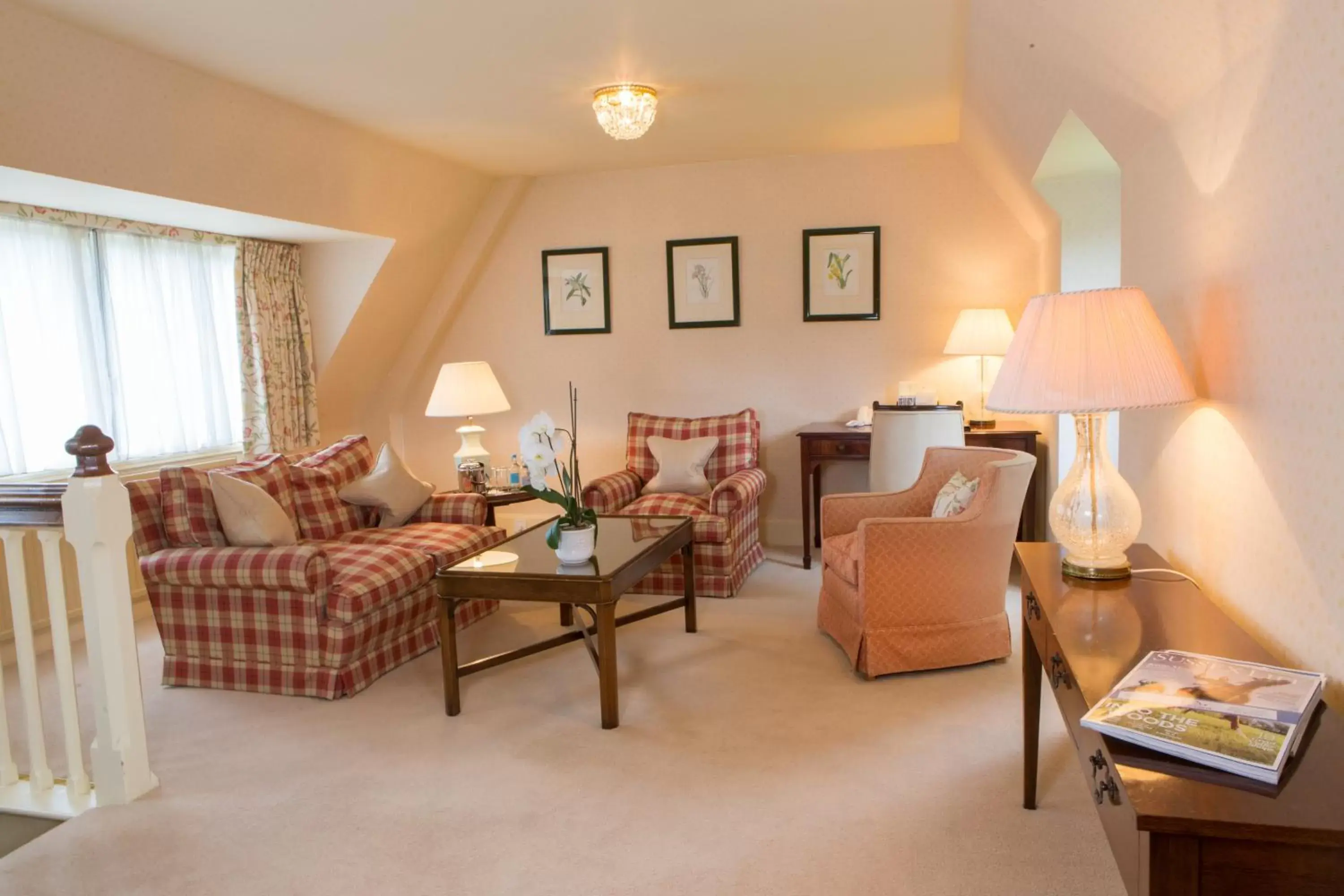 Living room, Seating Area in Horsted Place Hotel