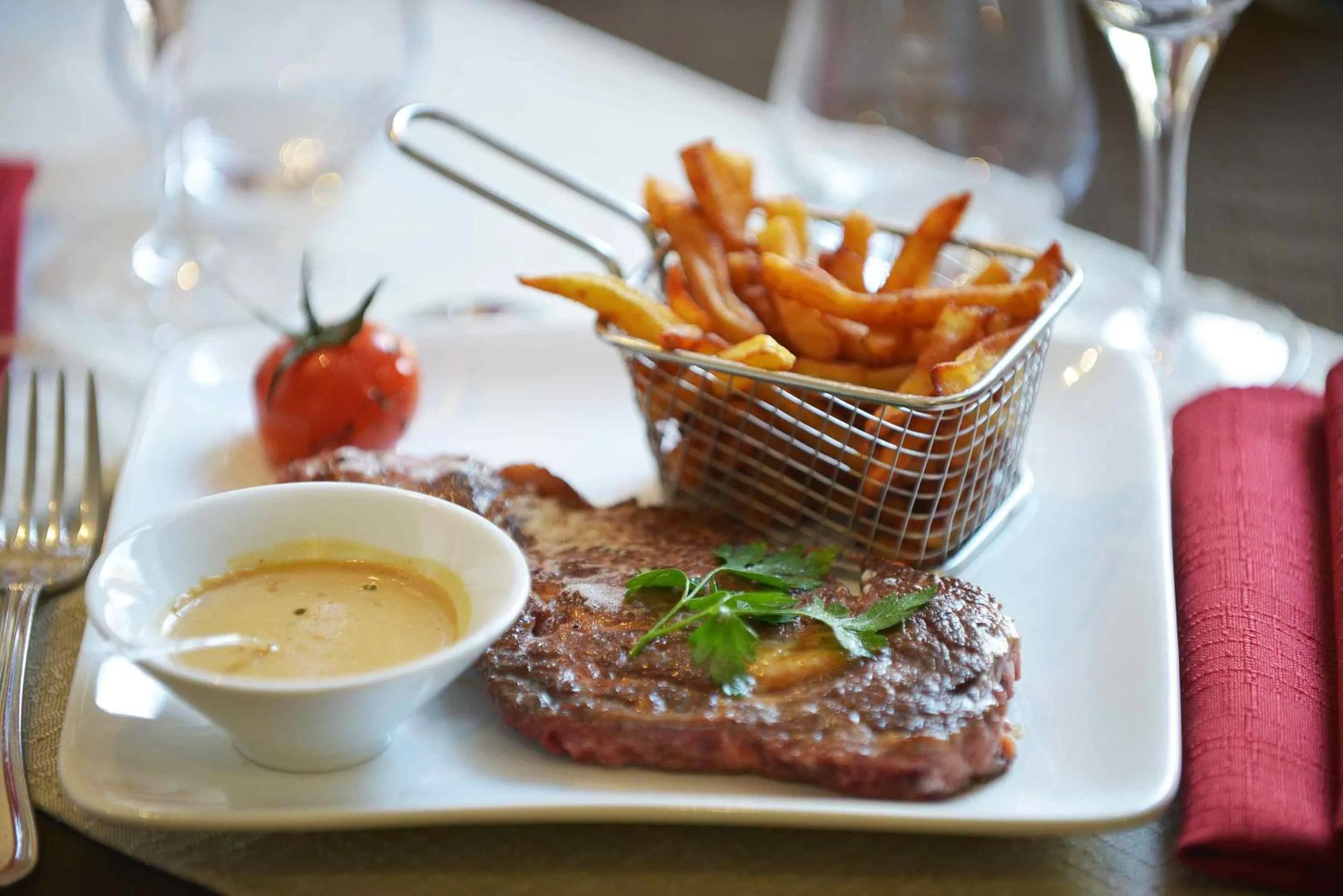 Dinner in Best Western Le Pont d'Or