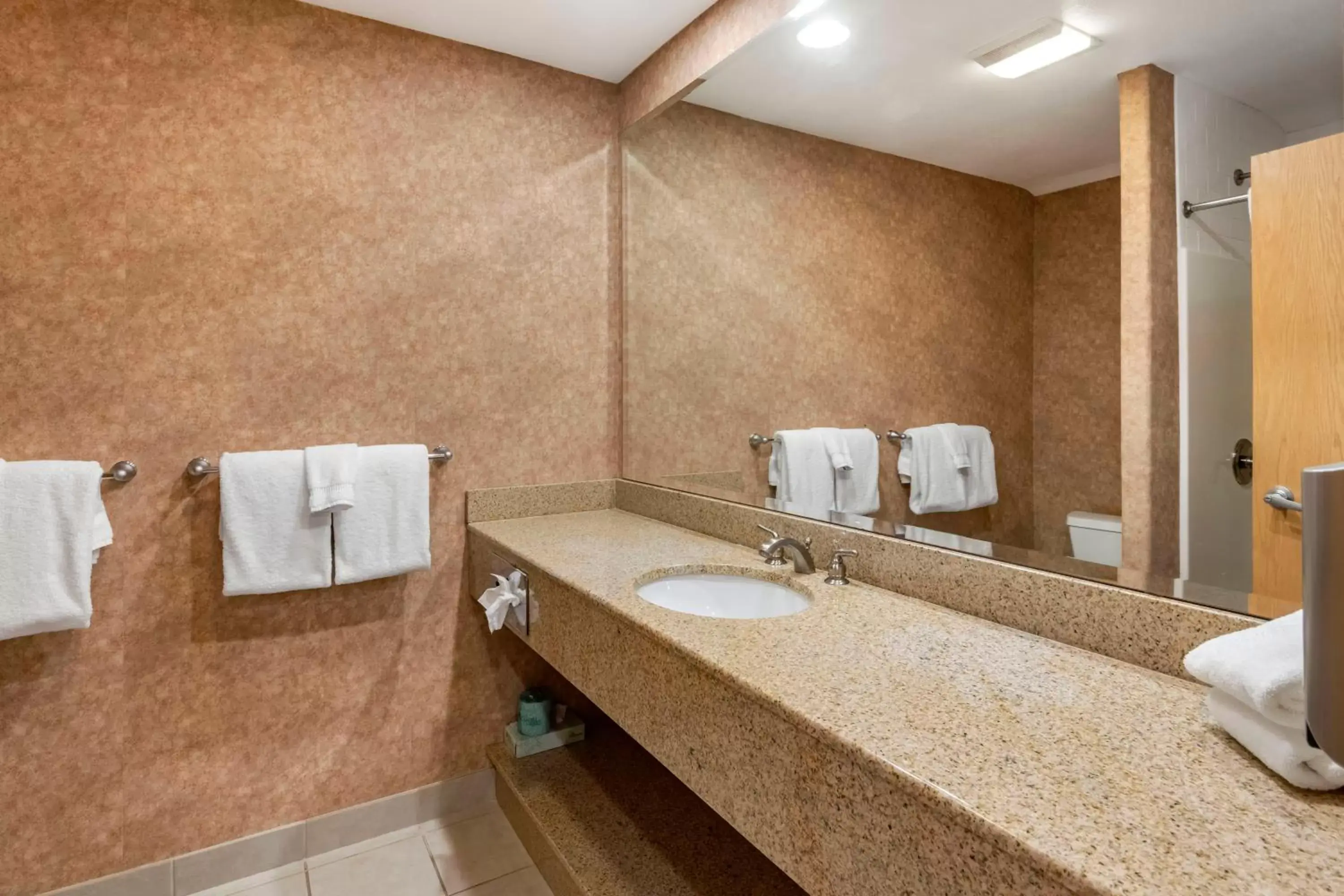 Bathroom in Mountain Edge Suites at Sunapee, Ascend Hotel Collection
